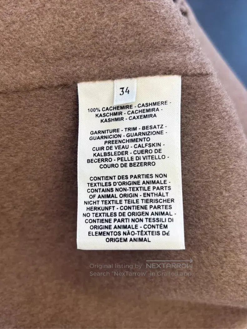 Hermes Hermes Ladies' Zippered Worsted Wool Straight Trousers Size 42" / US 20 - 5 Thumbnail