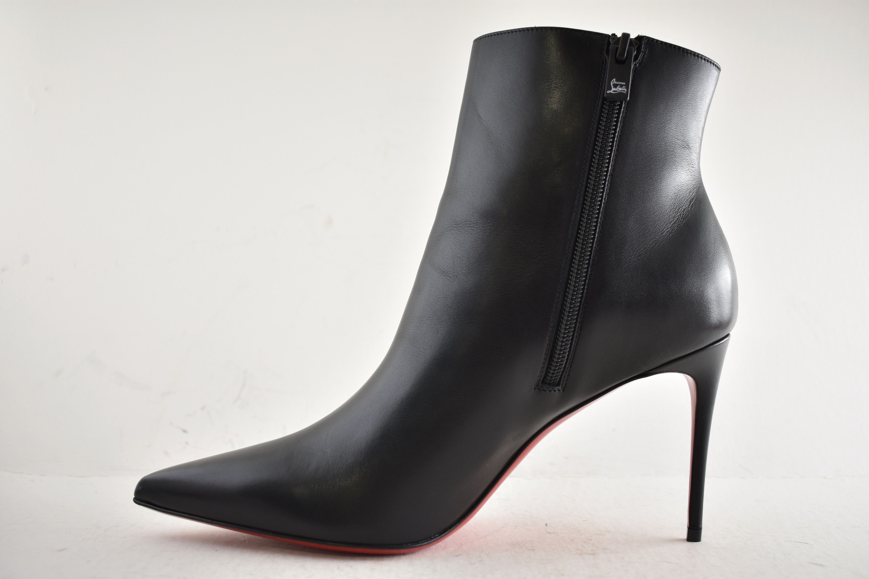 Christian Louboutin So Kate Booty 85 Black Calf Leather Ankle Heel Bootie 41.5 Size US 11.5 / IT 41.5 - 9 Thumbnail