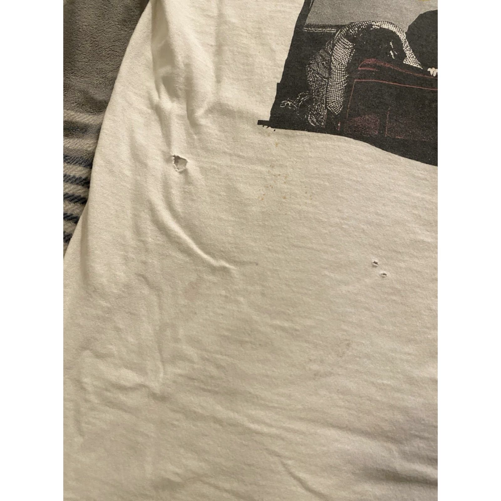 Fruit Of The Loom VINTAGE Fruit of the Loom T-Shirt White XL Graphic Print Jesus Is Coming 90s Grunge Crew Neck Short Sleeve Double-Sided Mens Size US XL / EU 56 / 4 - 7 Thumbnail