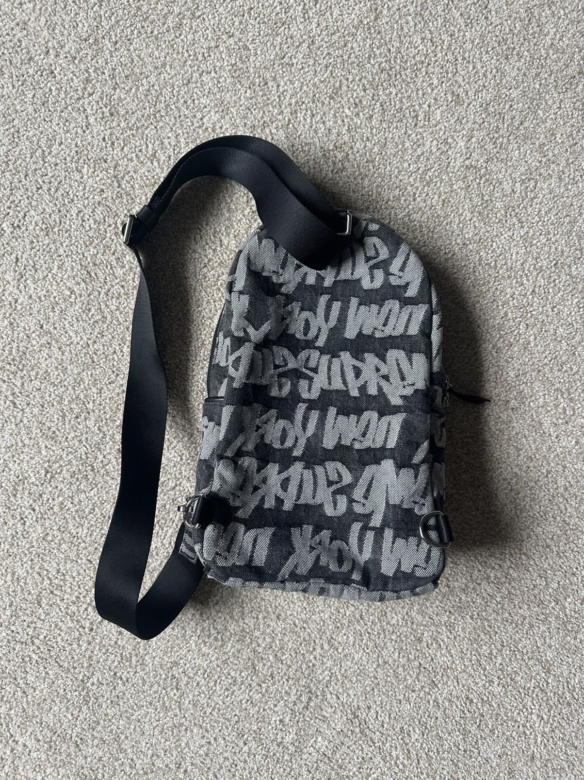 Supreme Fat Tip Jacquard Denim Sling