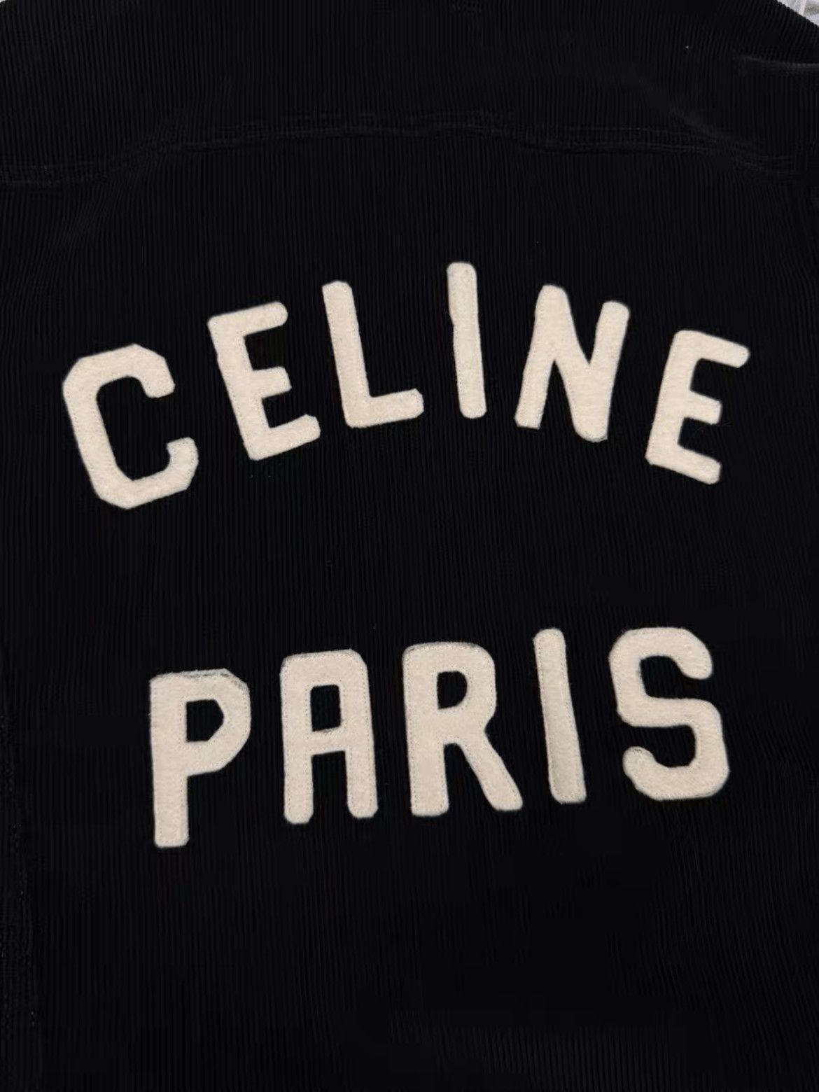 Celine Celine Celine Corduroy Logo Jacket-2506 Size US XS / EU 42 / 0 - 5 Thumbnail