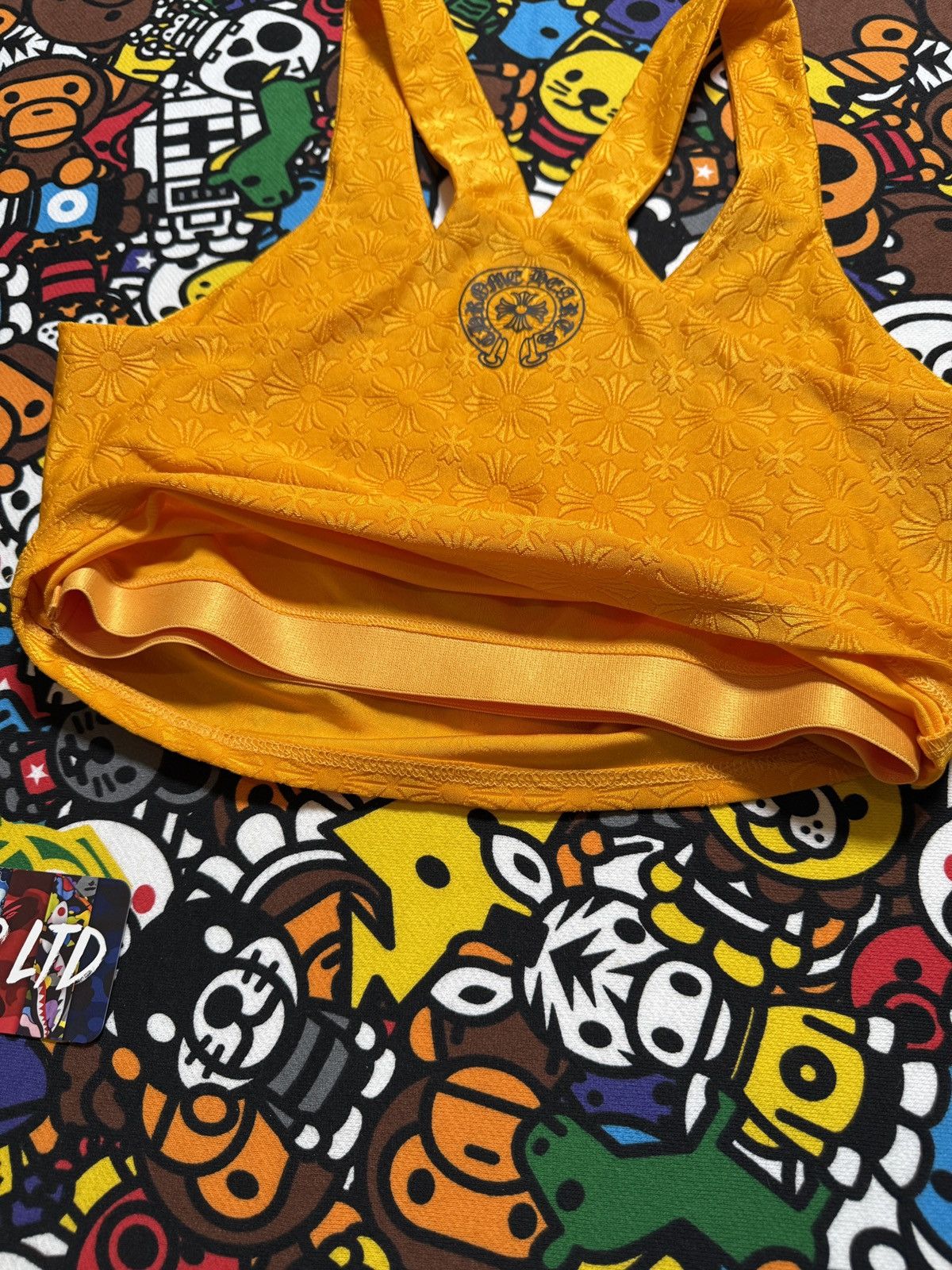 Chrome Hearts Chrome Hearts Women’s Marigold 5 Suede Sports Top Size M / US 6-8 / IT 42-44 - 6 Thumbnail