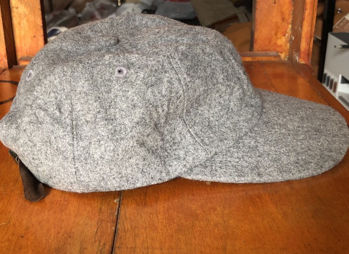Noah Noah wool snapback 5 panel cap leather strap hybrid USA made Size ONE SIZE - 5 Thumbnail