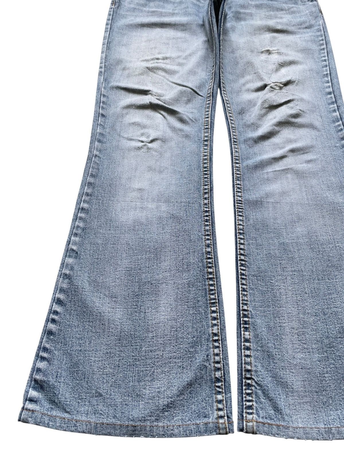 Japanese Brand Vintage Japanese Brand Faded Bootcut Flare Jeans Size US 30 / EU 46 - 6 Thumbnail