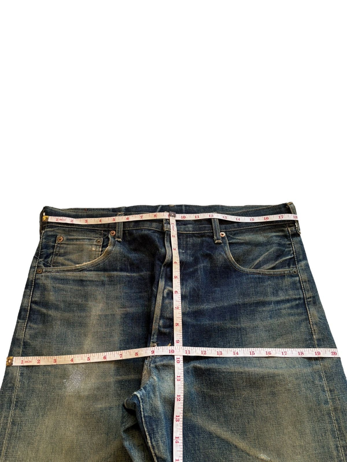 Levi's Vintage 80s Levis 702 Big E Selvedge Jean Shorts Jorts Size US 36 / EU 52 - 15 Thumbnail
