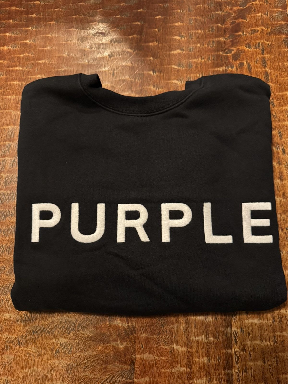 Purple Brand New Purple Brand Crewneck Sweatshirt Embroidered Lettering M Size US M / EU 48-50 / 2 - 4 Thumbnail