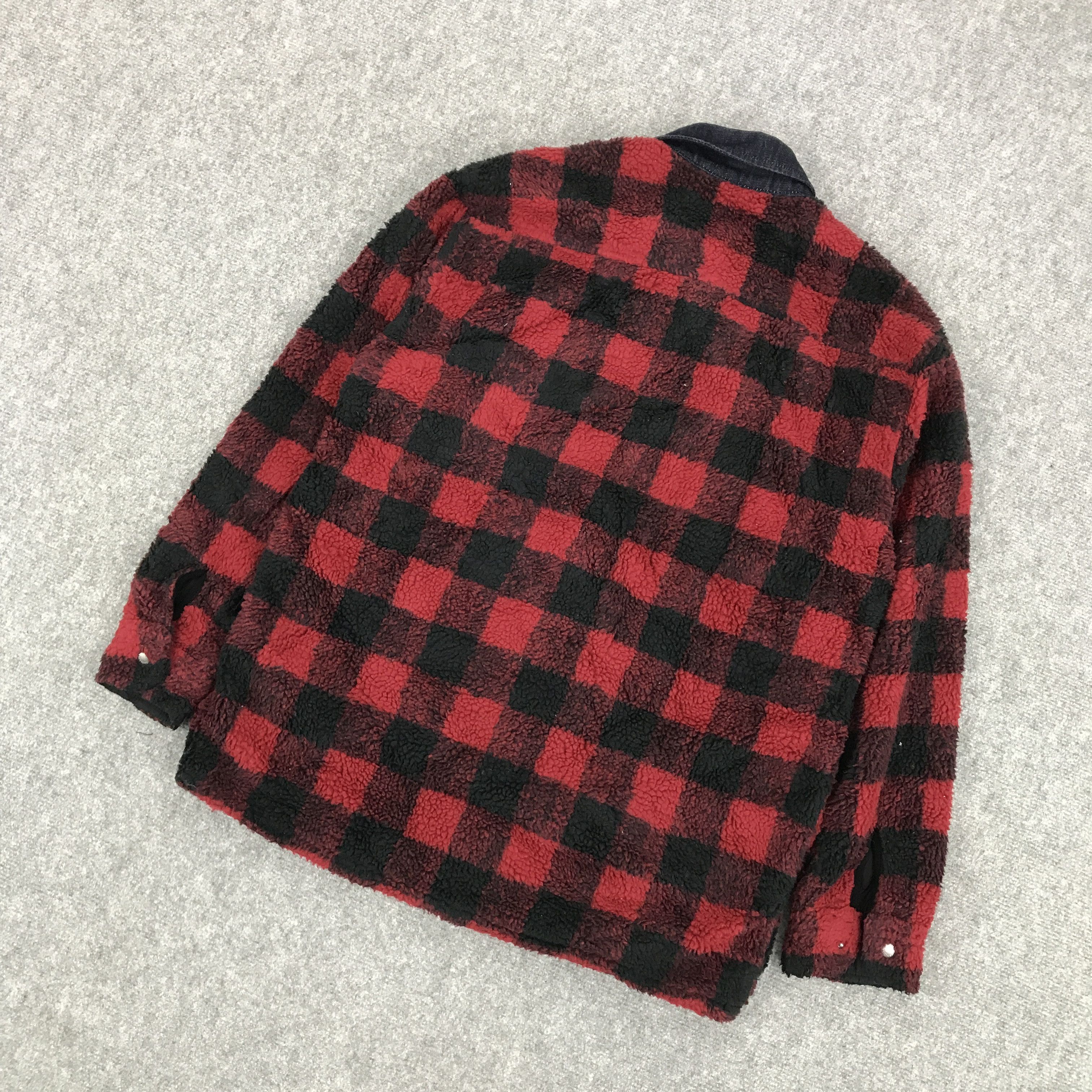 Japanese Brand × Levi's × Levi's Vintage Clothing LEVIS SHERPA SNAP BUTTON FLANNEL DESIGN JACKET Size US L / EU 52-54 / 3 - 5 Thumbnail
