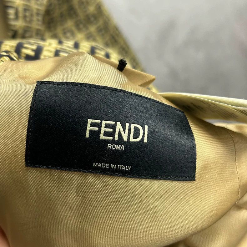 Fendi Fendi Printed Blazer with Gold Pattern Size US M / EU 48-50 / 2 - 3 Thumbnail