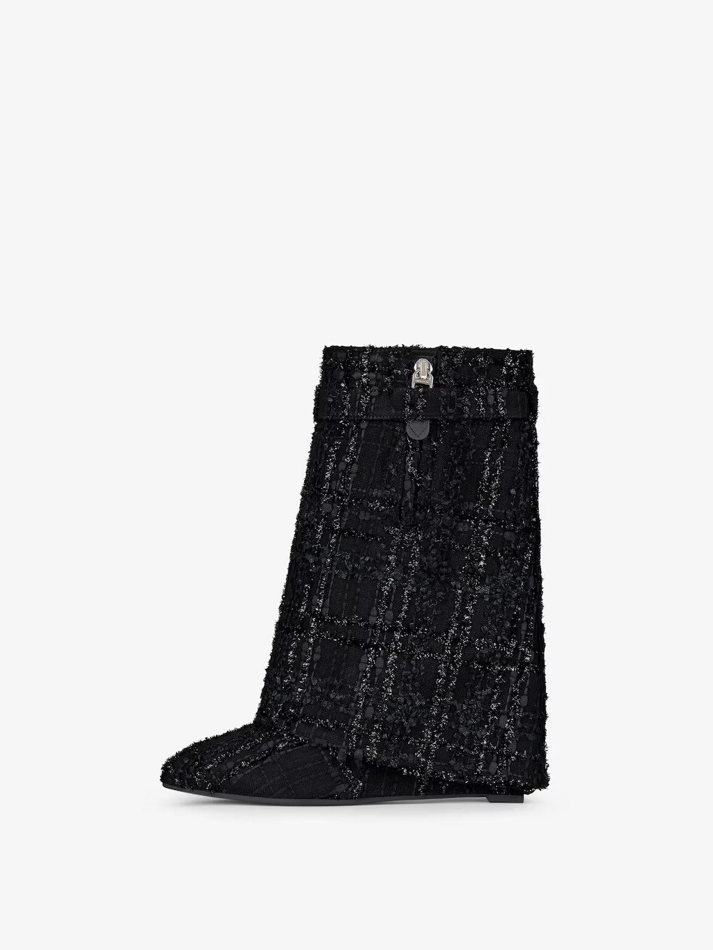 Givenchy o1w1db10525 Shark Lock Ankle Boots in Black Size US 8 / IT 38 - 3 Thumbnail