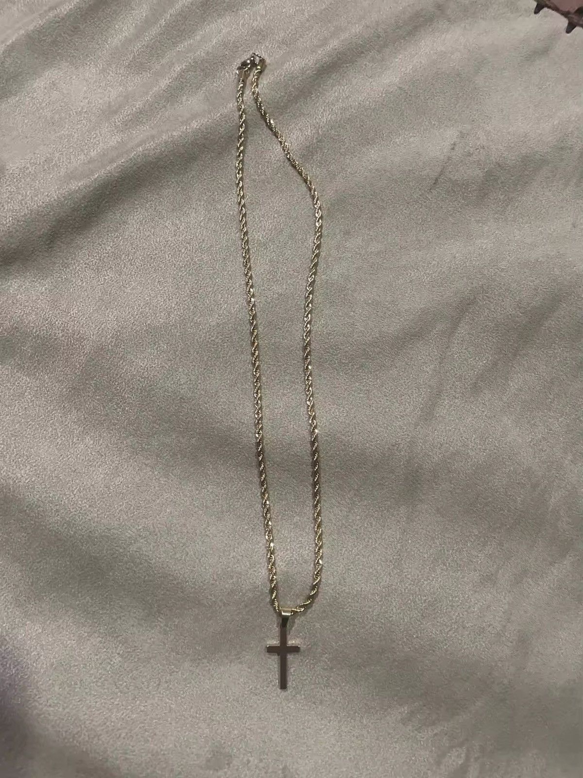 Japanese Brand × Jewelry Stainless Steel Cross Pendant Necklace Size ONE SIZE - 3 Thumbnail