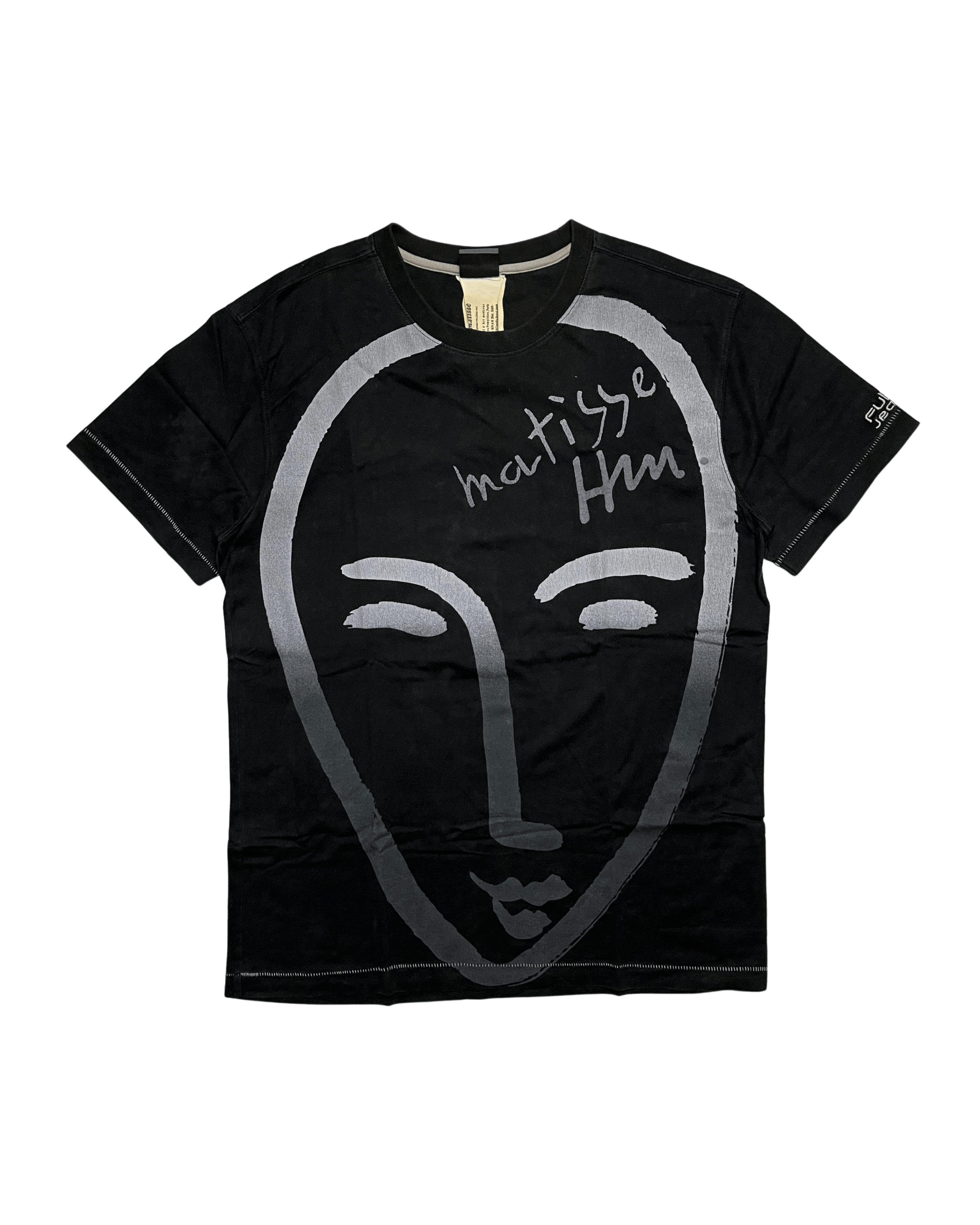 image of Vintage Henri Matisse X Fubu Full Face Tshirt in Black, Men's (Size Large)