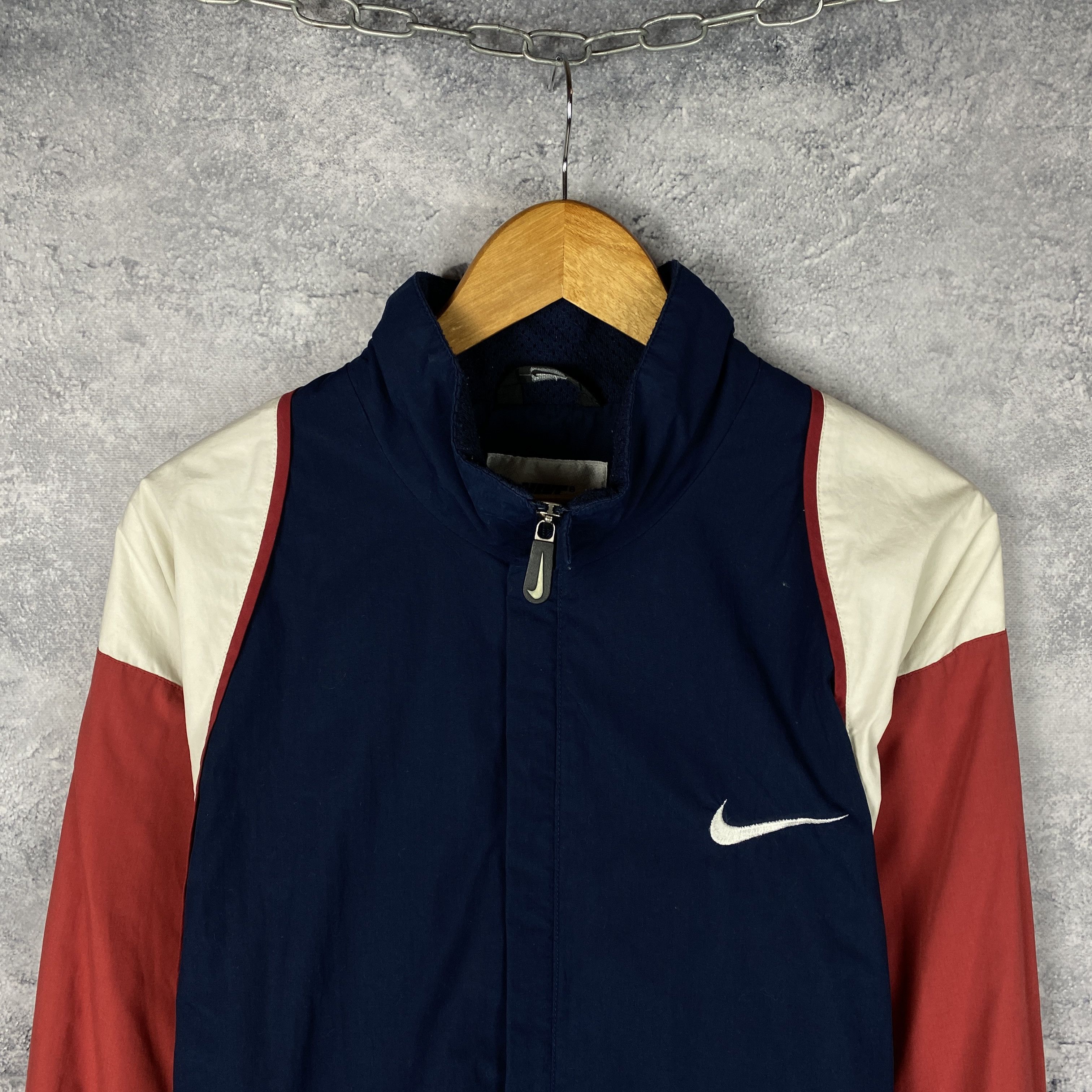 Nike Nike Vintage Track Jacket Men's Size XL Big Swoosh Size US XL / EU 56 / 4 - 2 Thumbnail