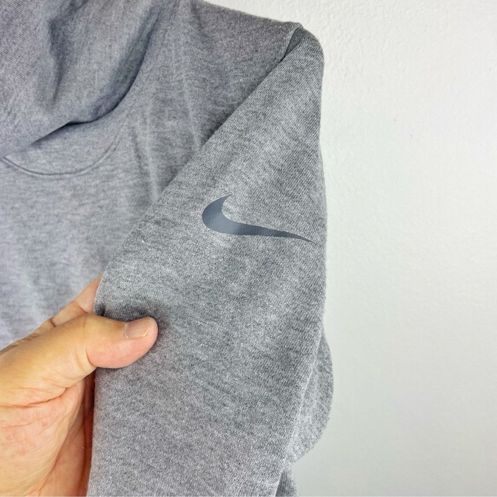 Nike NIKE Women’s GREY Dri-FIT Cowl Neck Top NIKE Logo band S Size S / US 4 / IT 40 - 6 Thumbnail