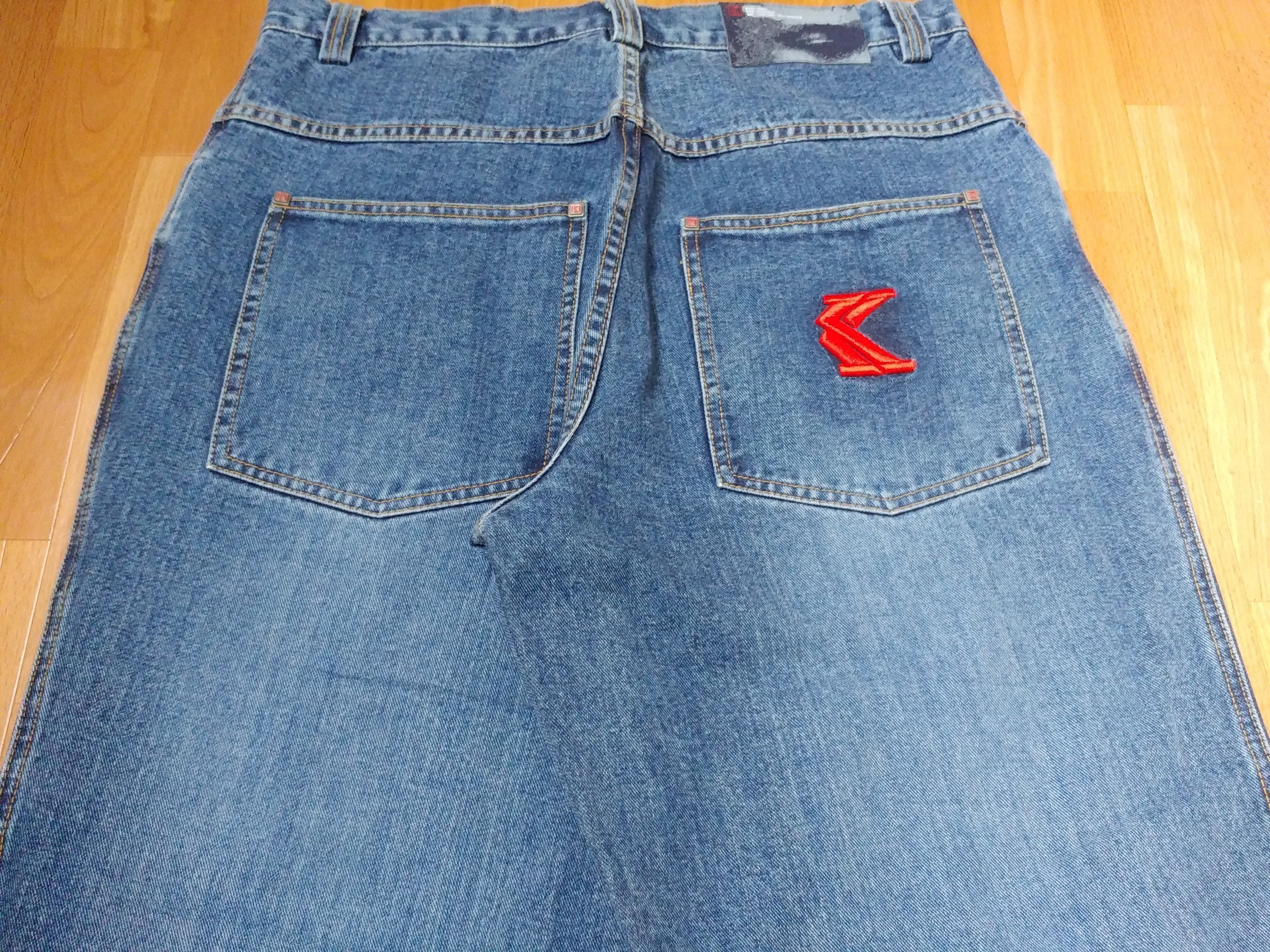 Karl Kani KARL KANI jeans, baggy, vintage Kani jeans, 90s hip hop W 34 Size US 34 / EU 50 - 6 Thumbnail