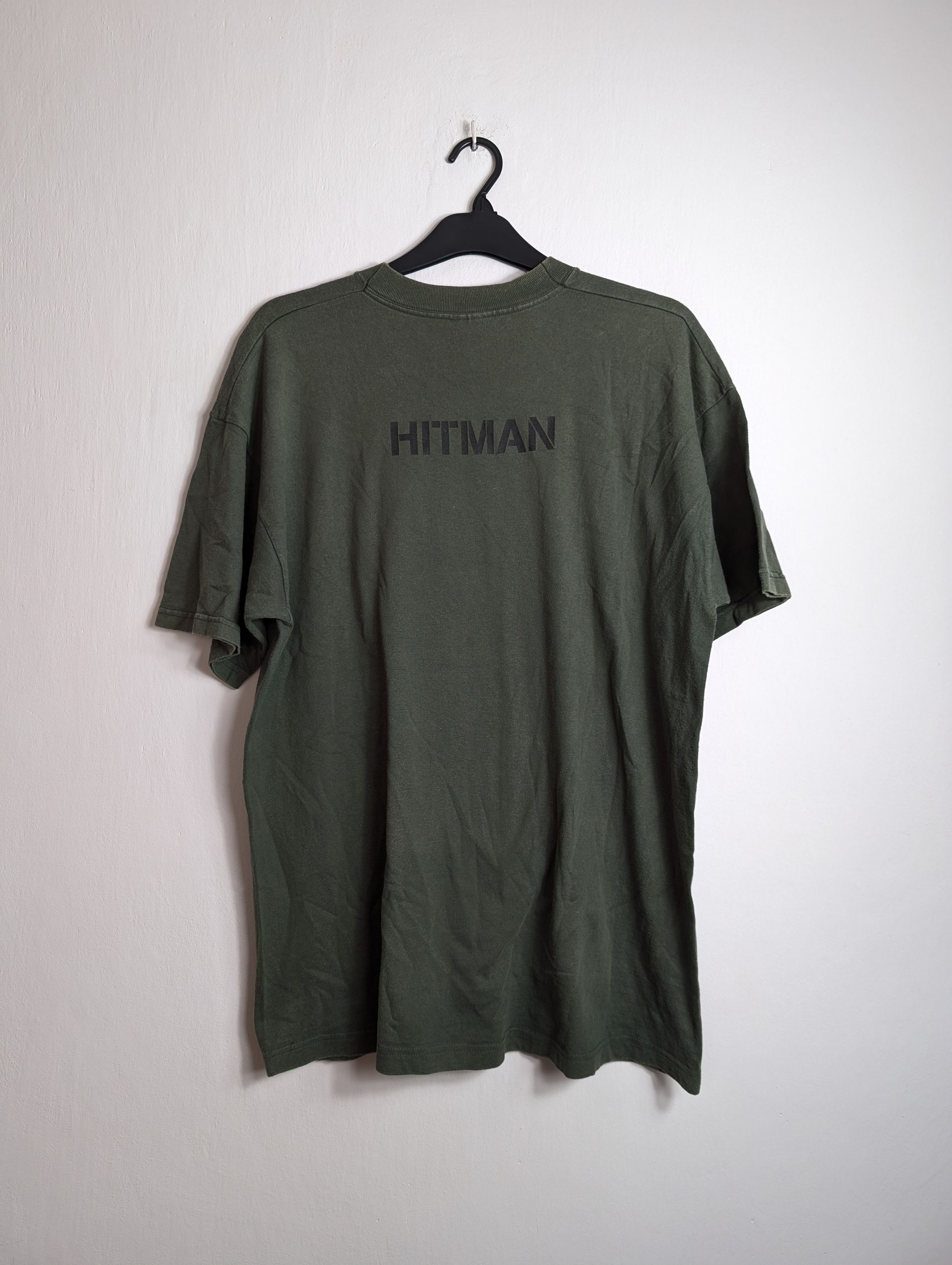 Vintage Vintage Hitman Promo T-shirt Screen Stars Boxy Retro Y2K Size US XL / EU 56 / 4 - 4 Thumbnail