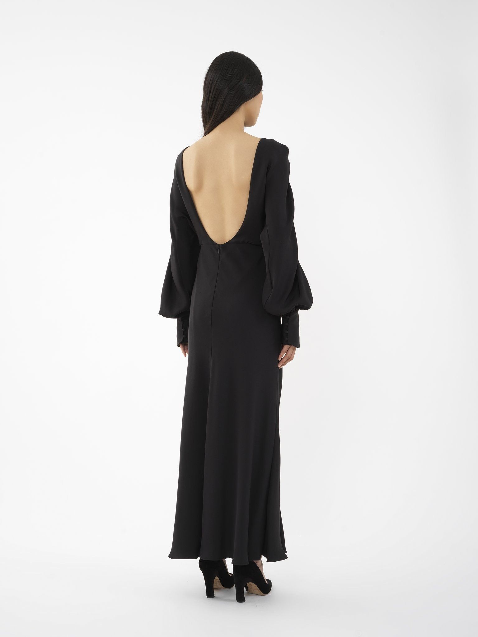 Chloe o1loc1c0325 CHC24 Dress in Black Size L / US 10 / IT 46 - 4 Thumbnail
