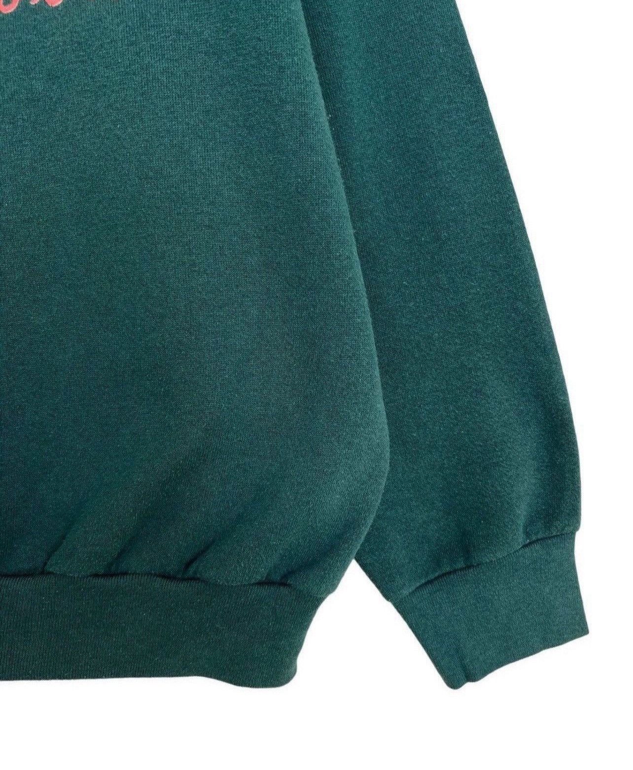 Vintage Vintage 90s Winnie The Pooh Sweatshirt Green Pooh Crewneck Size US XL / EU 56 / 4 - 3 Thumbnail