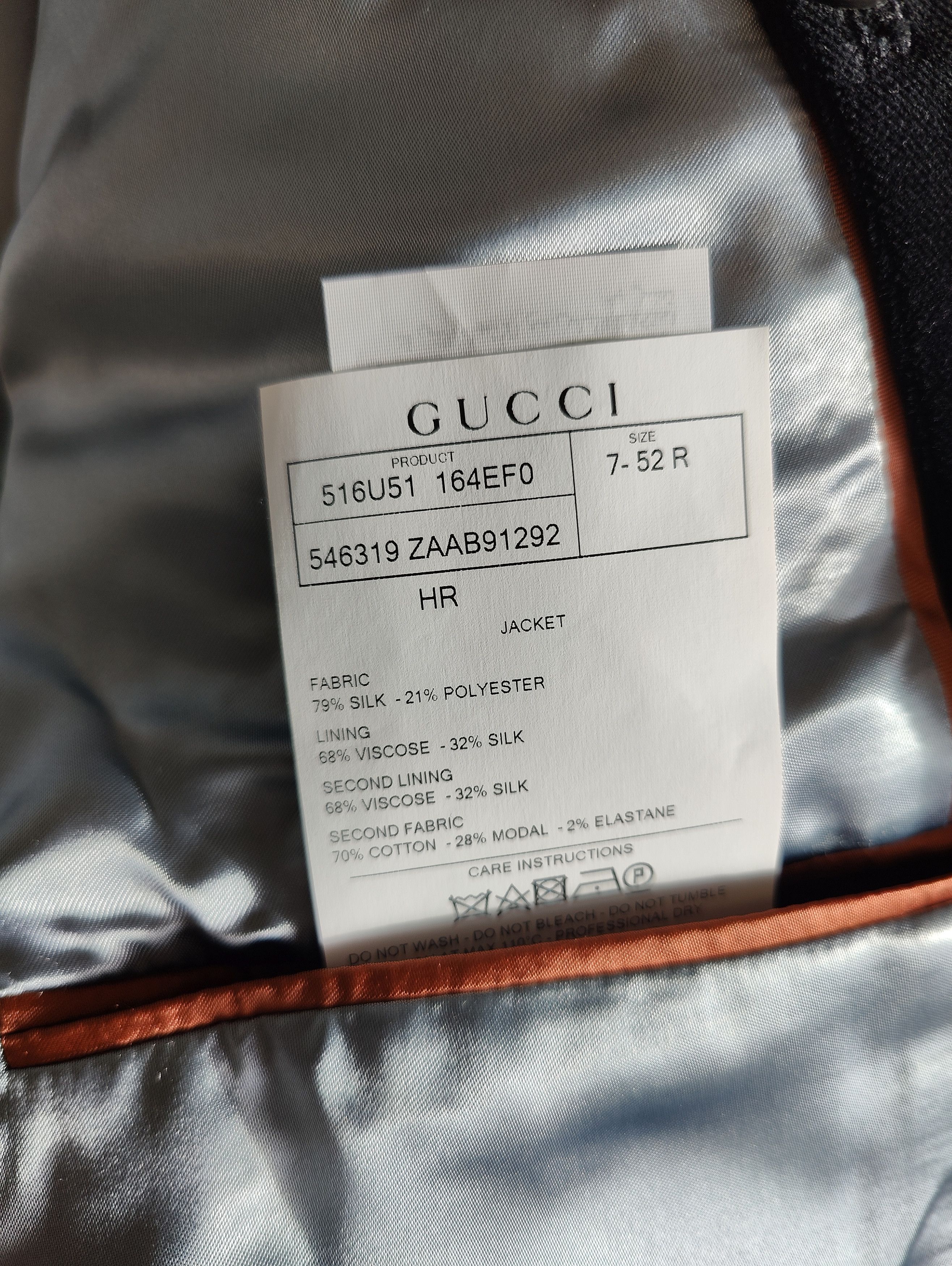 Gucci Gucci Silk Floral Jacquard Jacket Size 52R - 11 Thumbnail