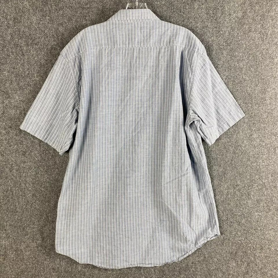 Ezekiel Ezekiel Button Down Shirt Men's XXL Short Sleeve 2XL Striped Size US XXL / EU 58 / 5 - 7 Thumbnail