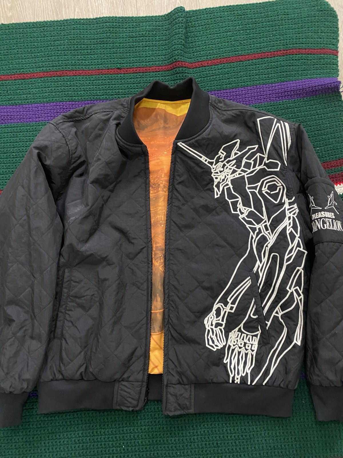 Pleasures Pleasures x Neon Genesis Evangelion Reversible Bomber Size US L / EU 52-54 / 3 - 3 Thumbnail