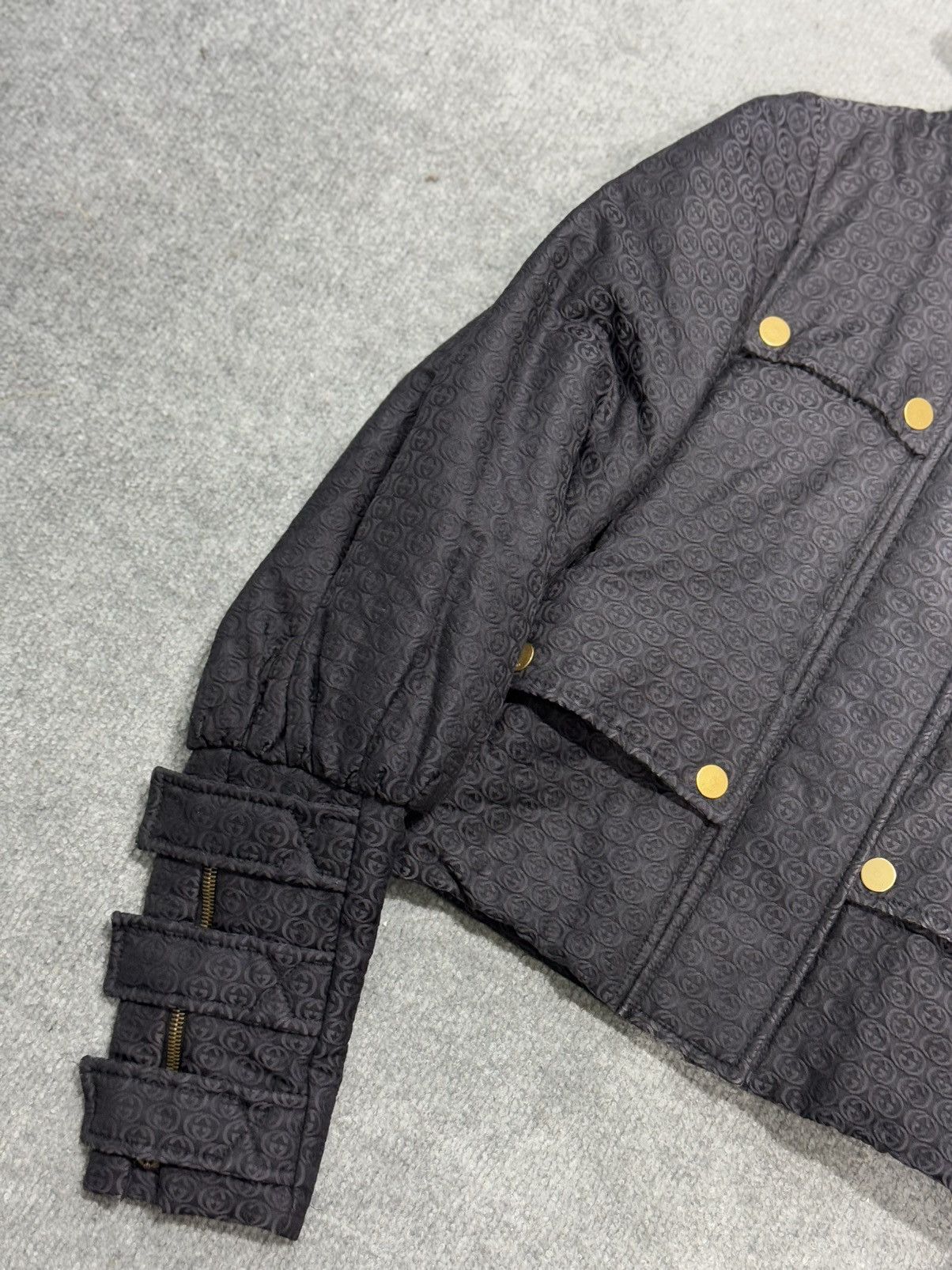 Gucci × Tom Ford FW2003 Gucci - Tomford - Padded Down jacket - Belted wrist Size XS / US 0-2 / IT 36-38 - 4 Thumbnail