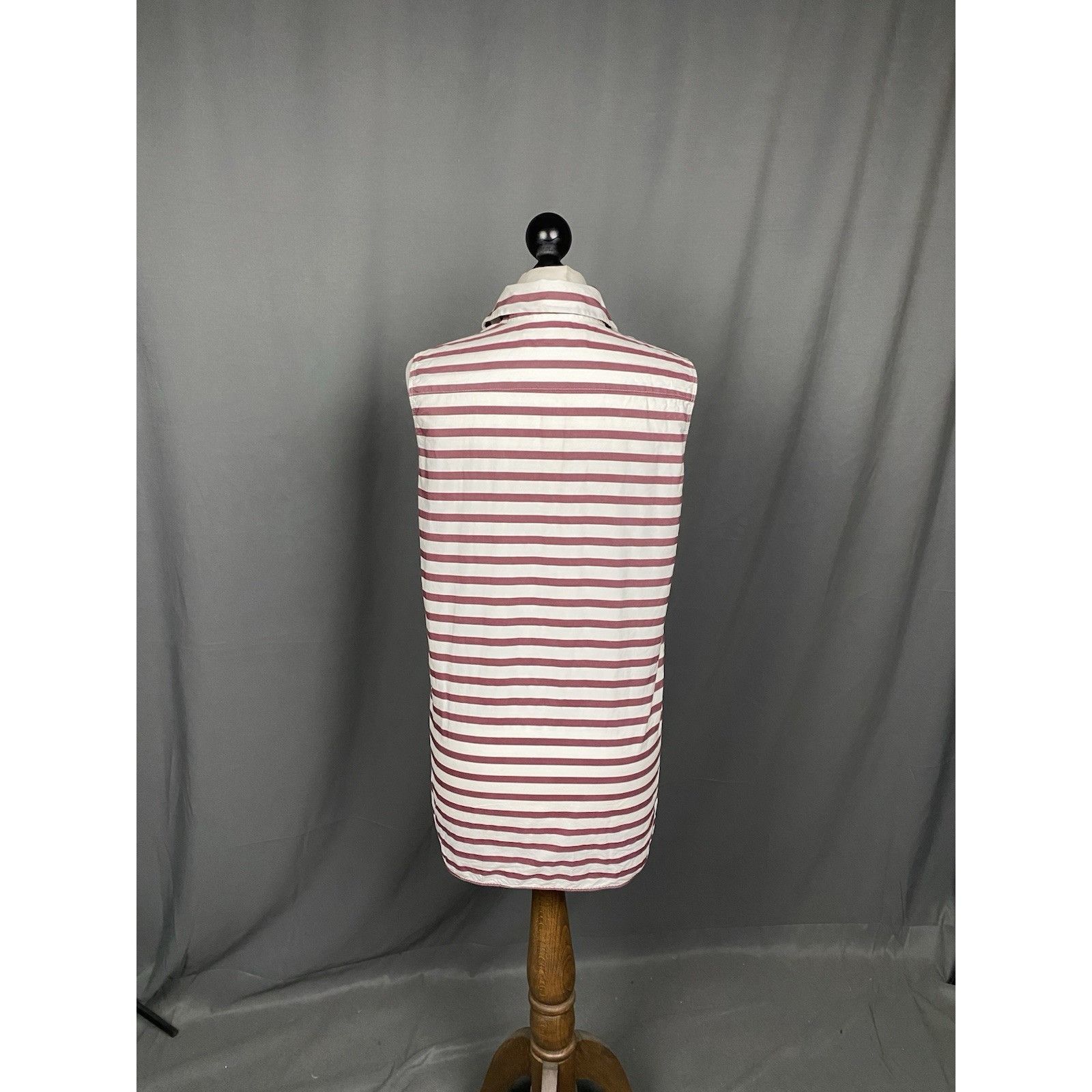Marni Marni Women's White Purple Striped Sleeveless Top Shirt Size Size M / US 6-8 / IT 42-44 - 7 Thumbnail