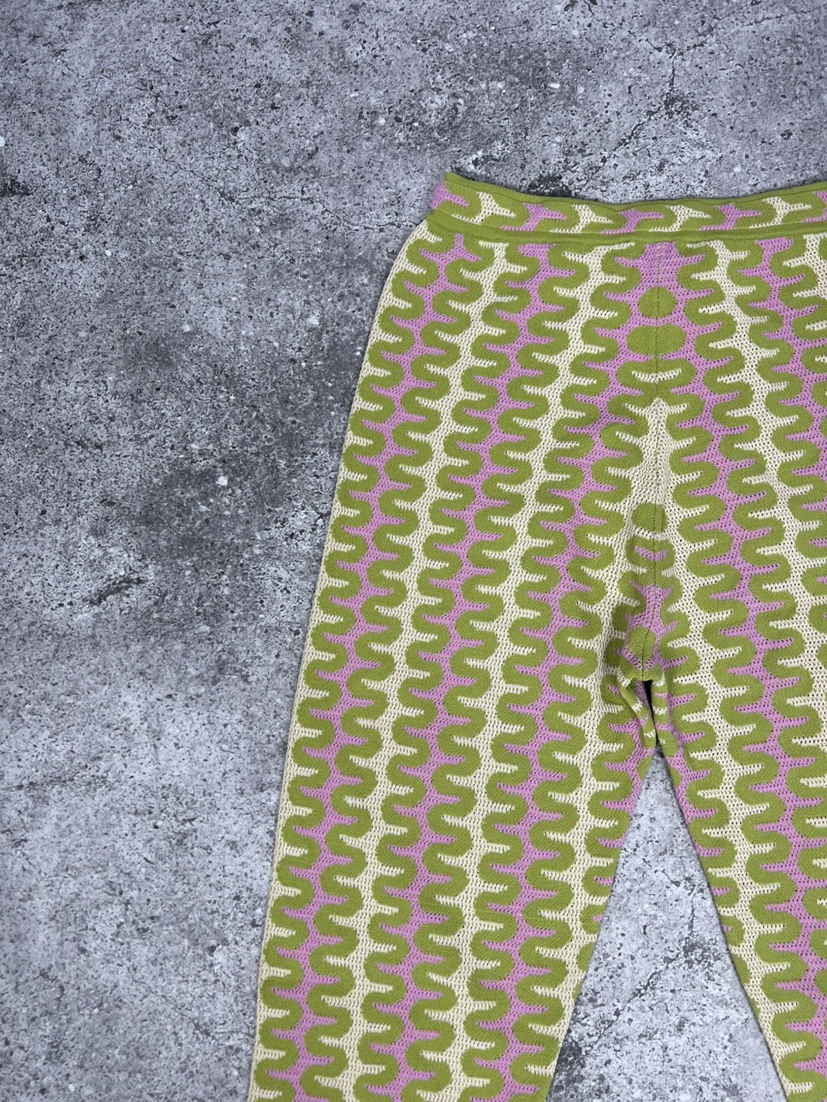 Sandro Sandro Paris Guerin Flare Pants Knit Multicolor Size 26" / US 2 / IT 38 - 12 Thumbnail