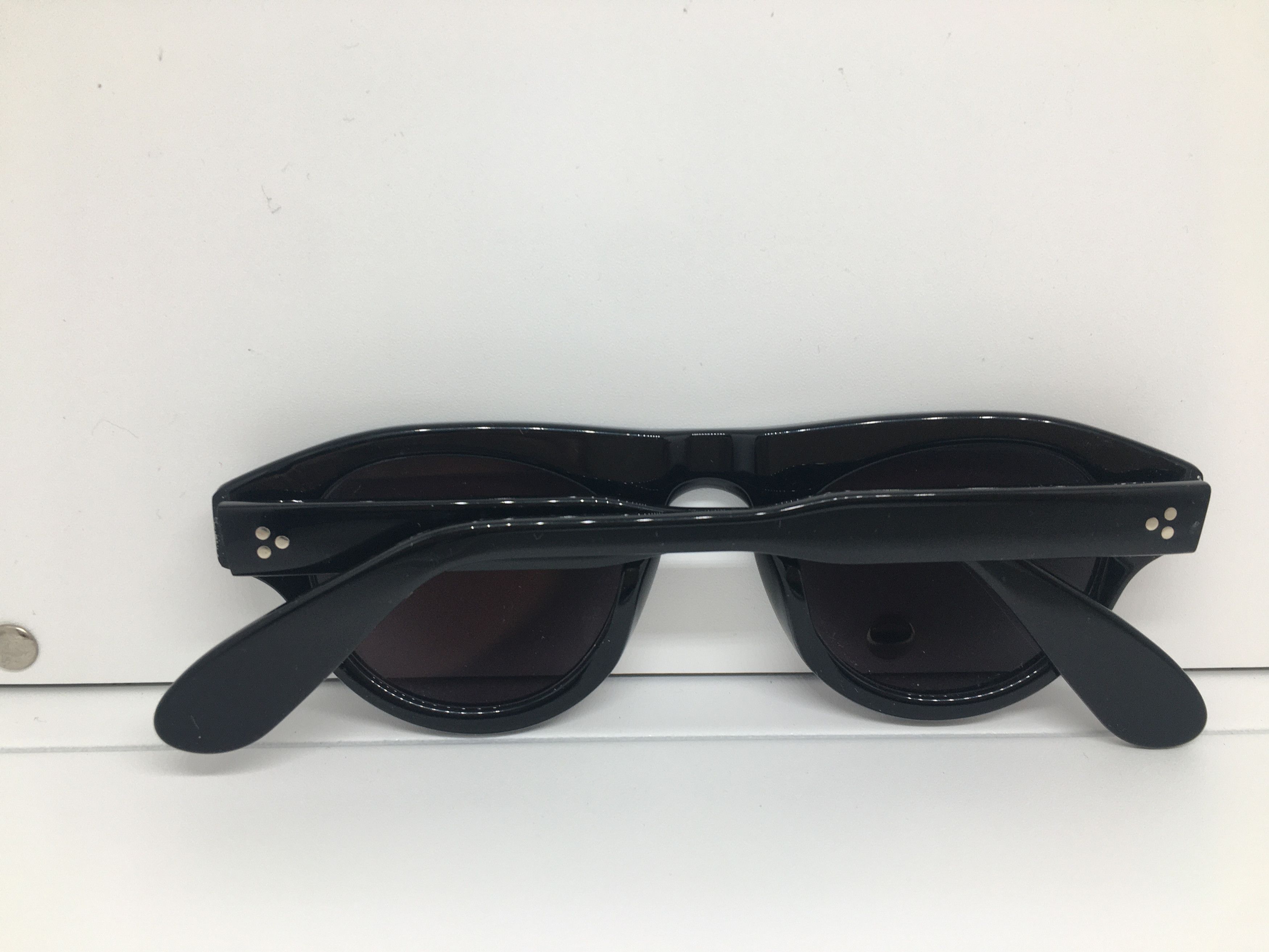 Other JL Arthur Black Acetate Sunglasses Frame Size ONE SIZE - 8 Thumbnail