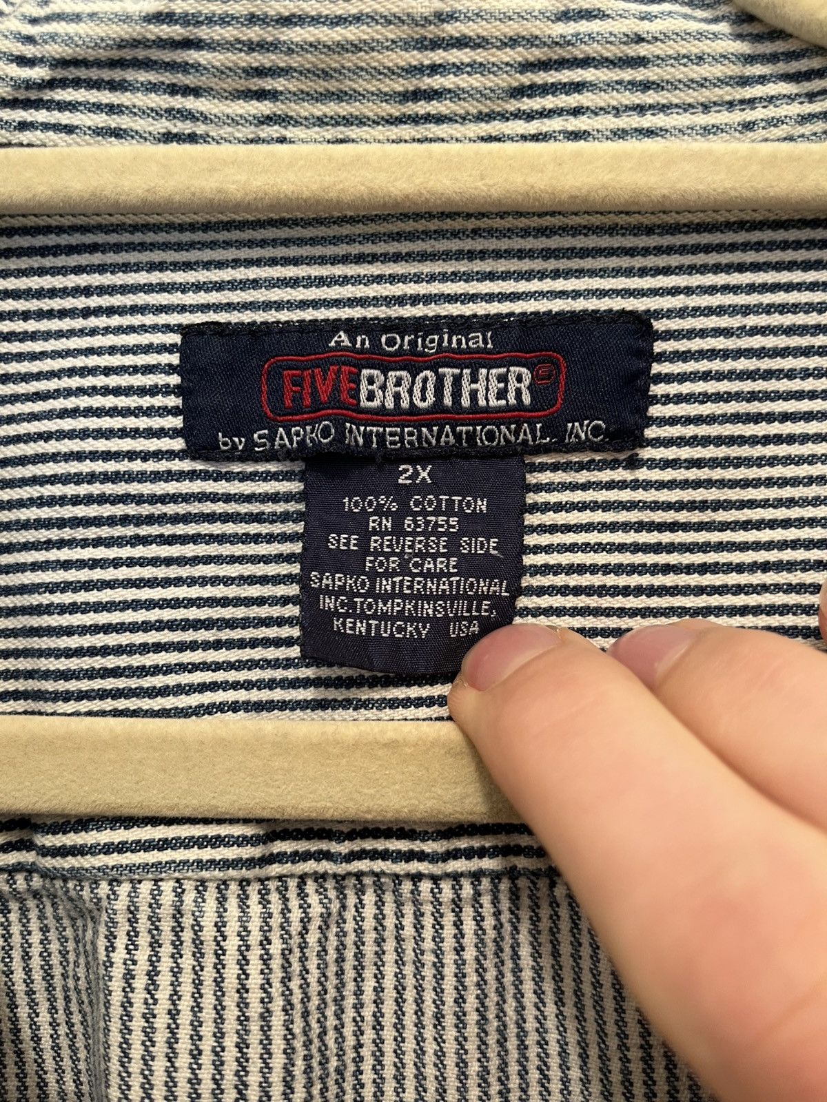 FiveBrother FiveBrother Hickory Chore Pullover Size US XXL / EU 58 / 5 - 3 Thumbnail