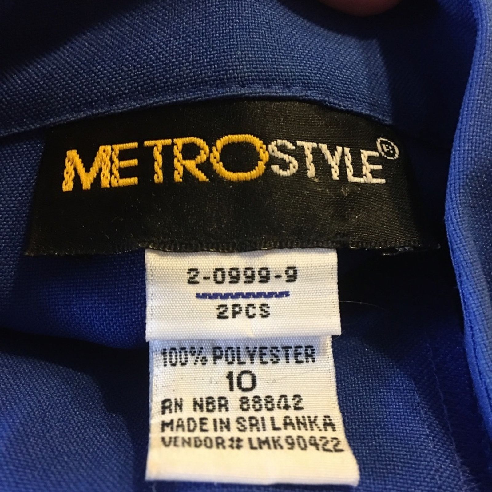 Other Metro Style royal blue skirt set NWOT 10 Size L / US 10 / IT 46 - 5 Thumbnail