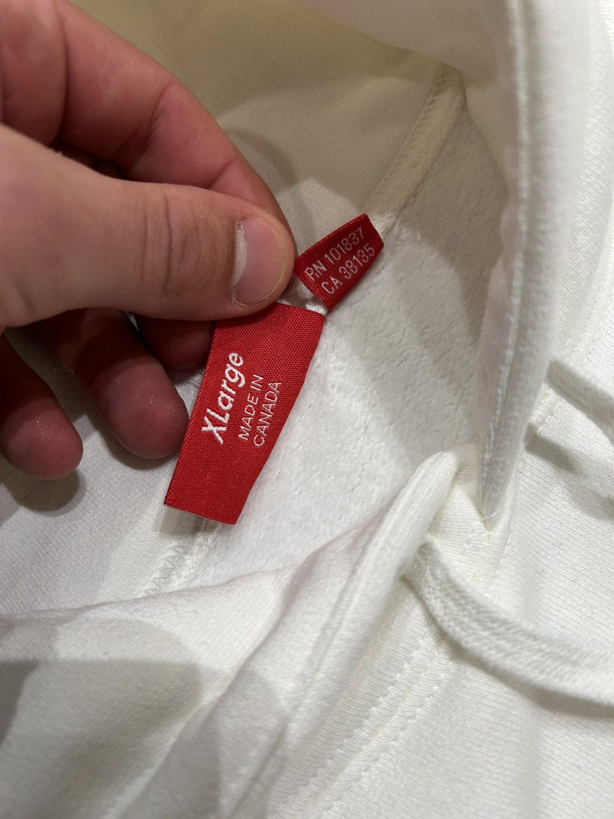 Supreme Supreme X Roy DeCarava Malcom X White Hooded Sweatshirt Size US XL / EU 56 / 4 - 4 Thumbnail