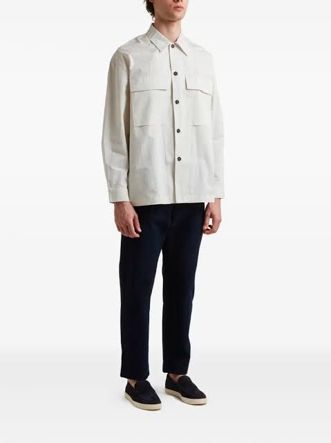 Jil Sander JIL SANDER POCKET OVERSHIRT Size US S / EU 44-46 / 1 - 1 Thumbnail