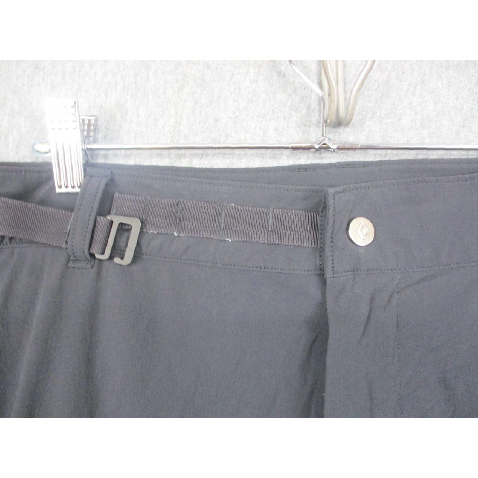 Black Diamond Black Diamond Pants Mens XL Black Hiking Climbing Softshell Adjustable Hem Size US 36 / EU 52 - 4 Thumbnail