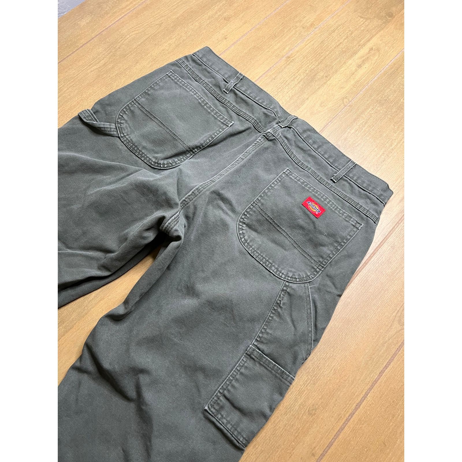 Dickies Vintage Dickies carpenter pants olive green Sz 40x32 baggy Size US 40 / EU 56 - 9 Thumbnail