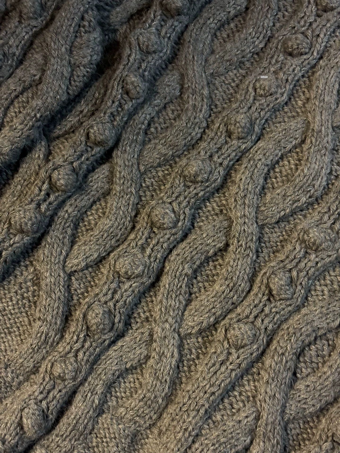 Jean Paul Gaultier Gray Cable-Knit Sweater Size M Size US M / EU 48-50 / 2 - 5 Thumbnail
