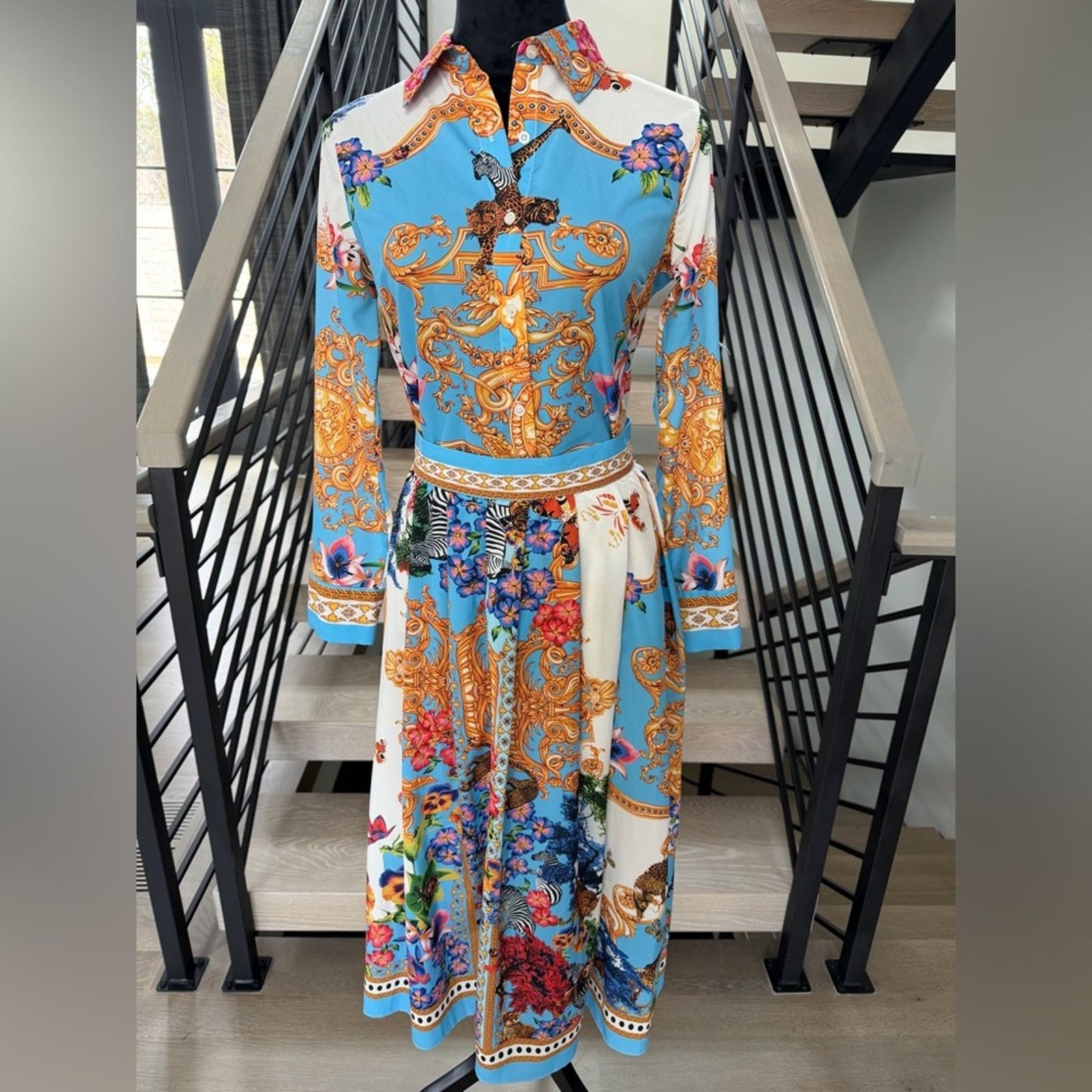 Other New Vintage Baroque style Beach Vacation matching set size S Size S / US 4 / IT 40 - 4 Thumbnail