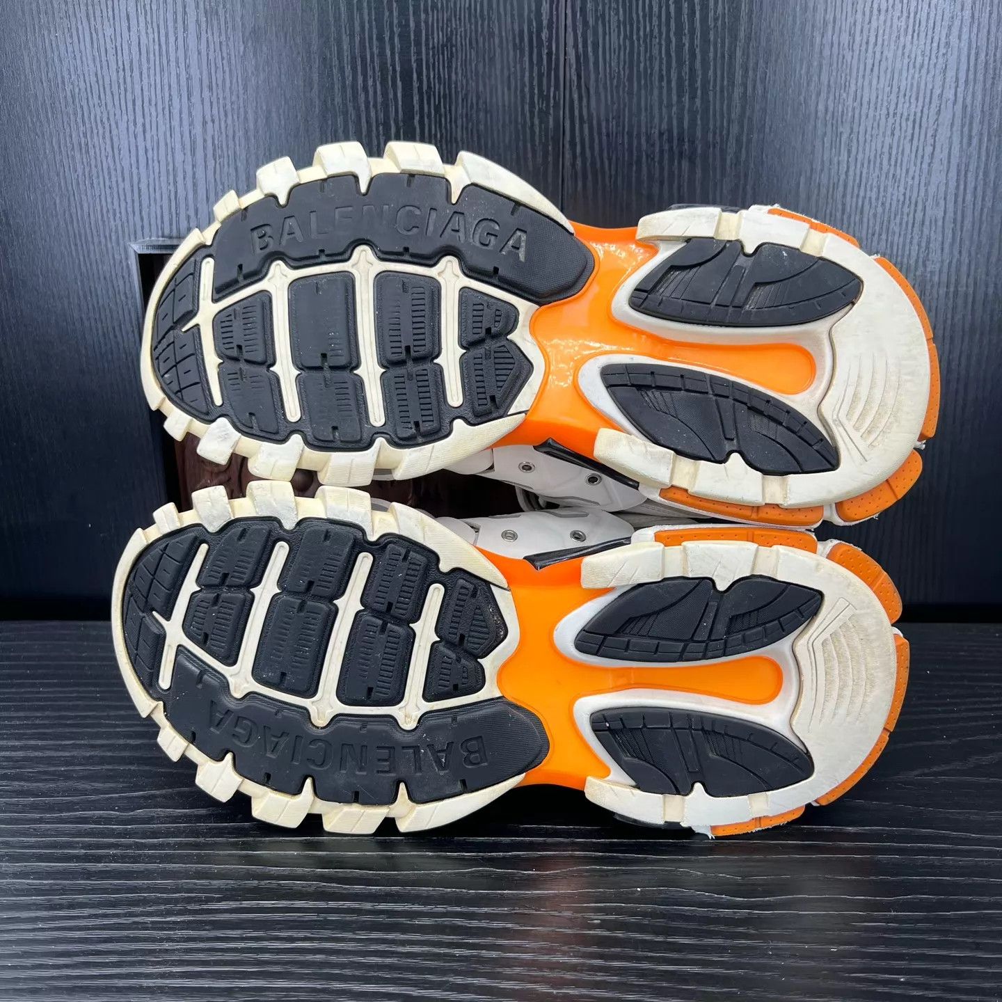 Balenciaga Balenciaga Track White Orange 44 Size US 11 / EU 44 - 6 Thumbnail