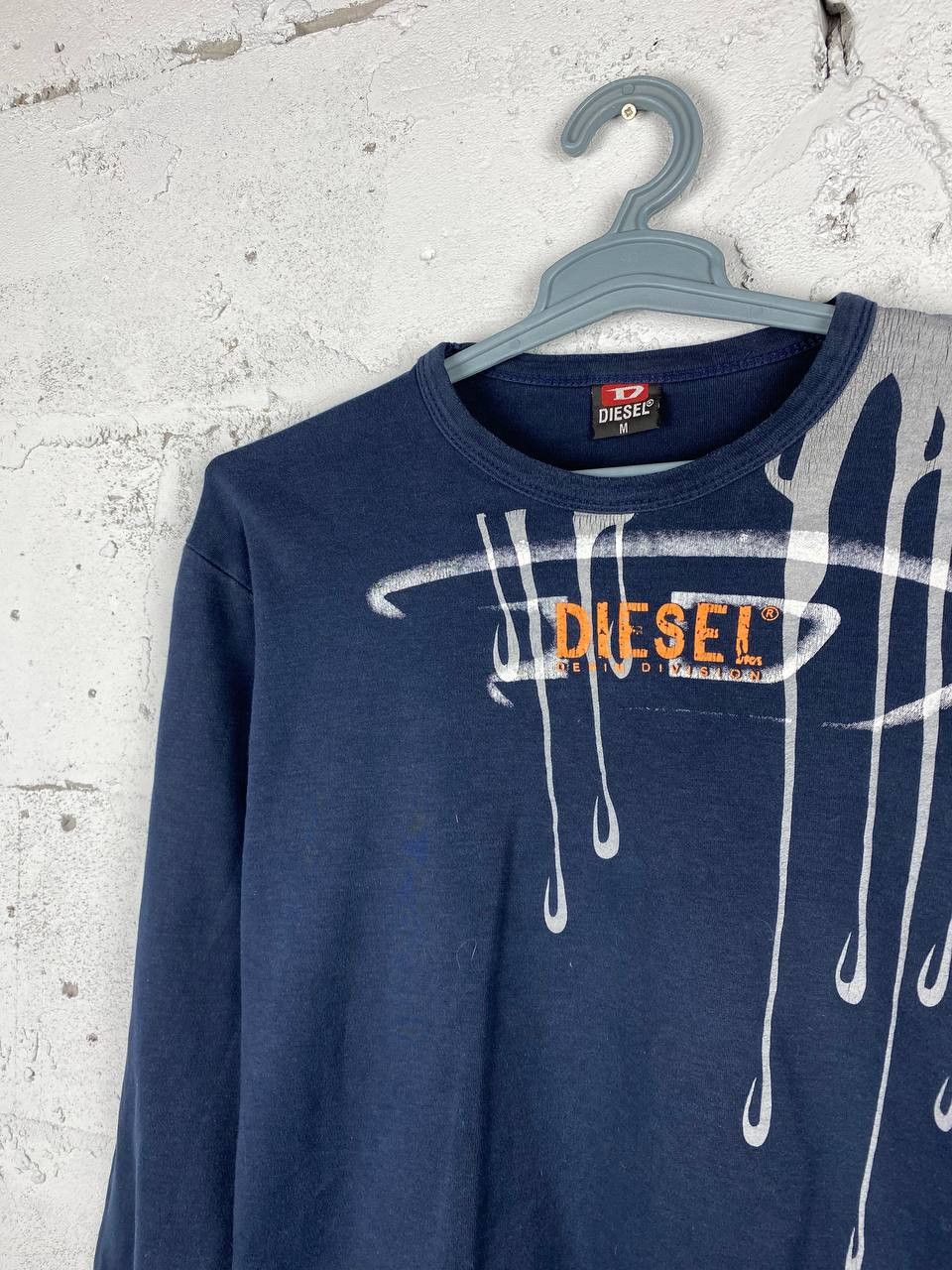Diesel × Vintage Diesel Long Sleeve Avant Garde Style Japan Y2K Size US M / EU 48-50 / 2 - 2 Thumbnail