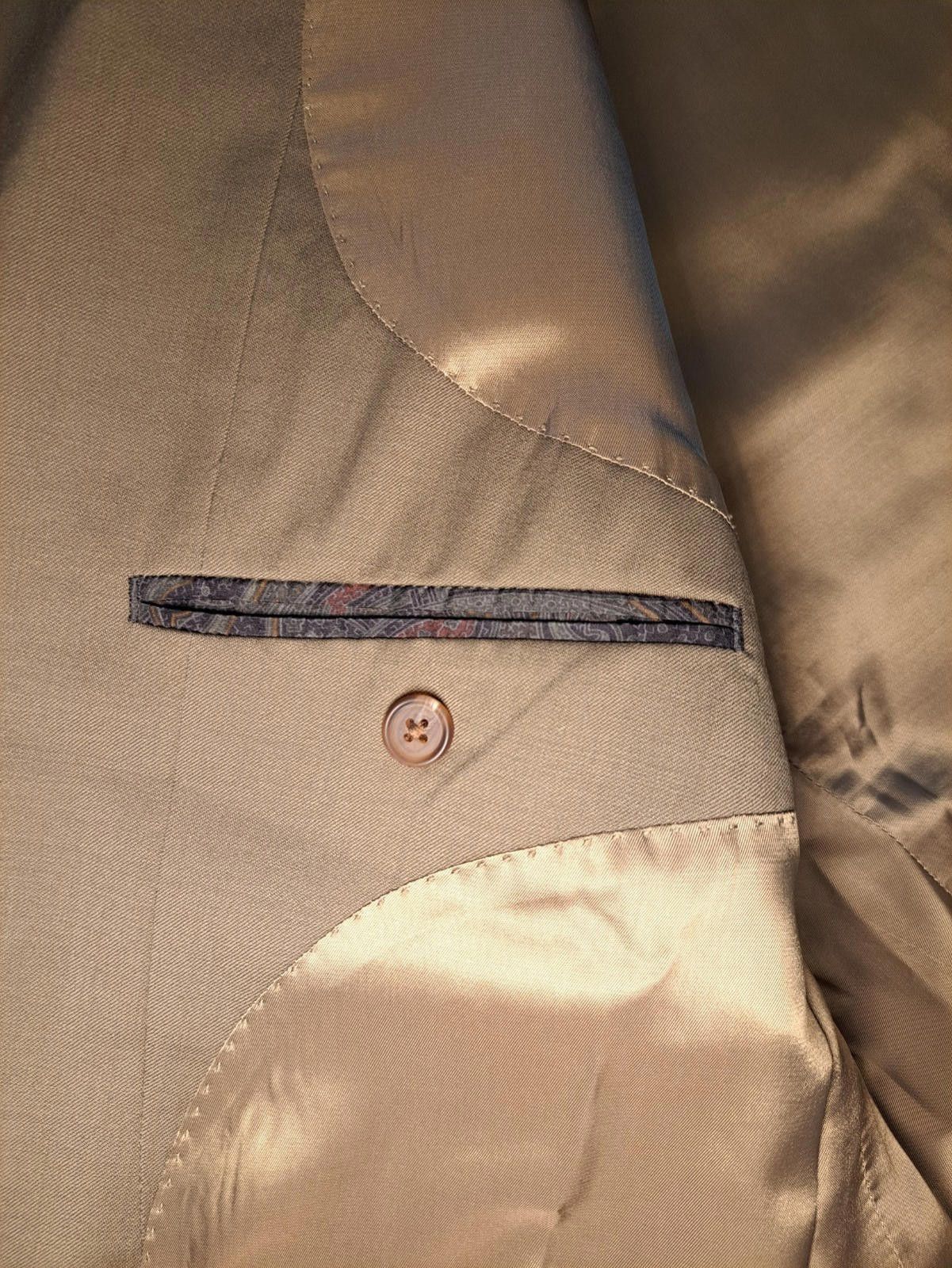 Polo Ralph Lauren Ralph Lauren Sport Coat Mens 44L Tan Wool Single Vented Size 44L - 8 Thumbnail