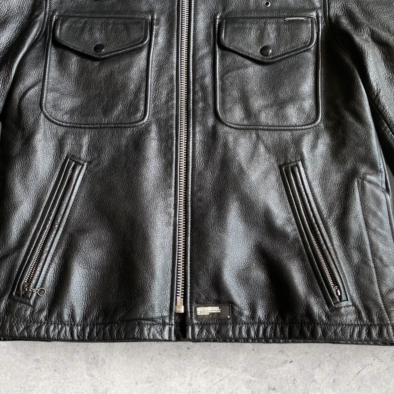 Neighborhood Fall00-01 Highway Patrol Leather Jacket Size US M / EU 48-50 / 2 - 2 Thumbnail