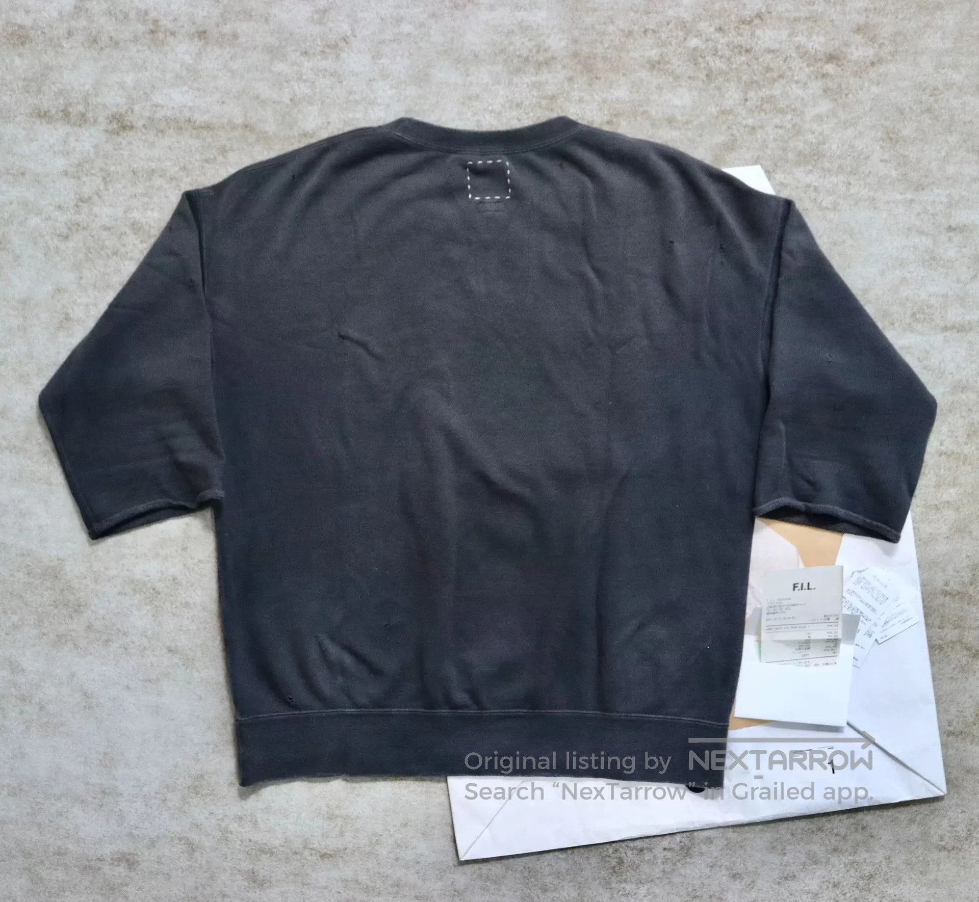 Visvim Visvim Jumbo Sweat 3/4 Sleeve Hoodie. Size US S / EU 44-46 / 1 - 3 Thumbnail