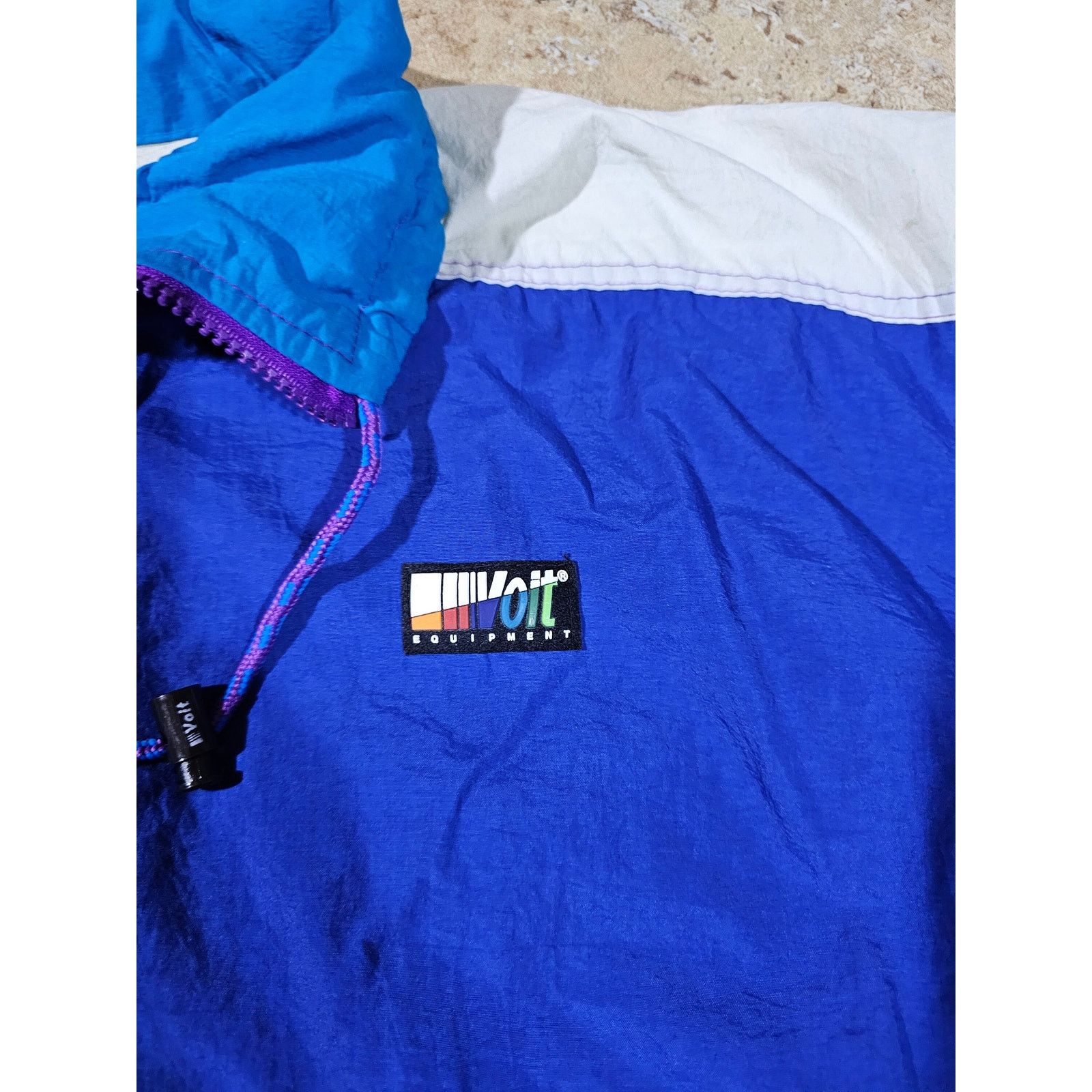 Other Voit Tennis Lightweight Windbreaker Blue White Jacket XL 80s Size US XL / EU 56 / 4 - 6 Thumbnail