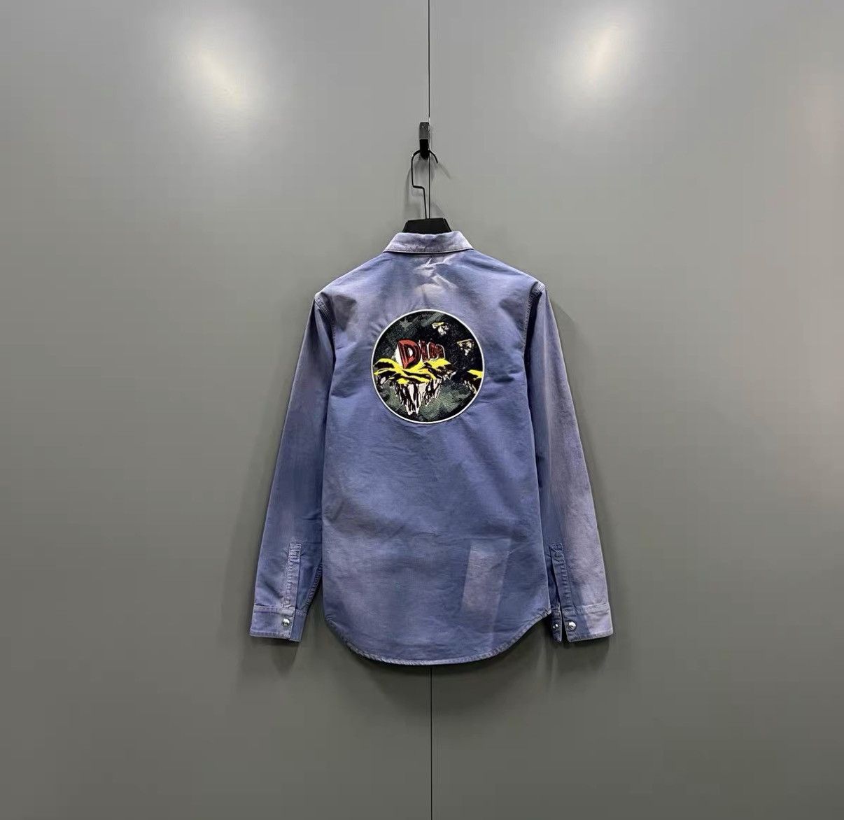 Dior Dior Vintage Washed Logo Embroidered Shirt J41 Size US XS / EU 42 / 0 - 2 Thumbnail