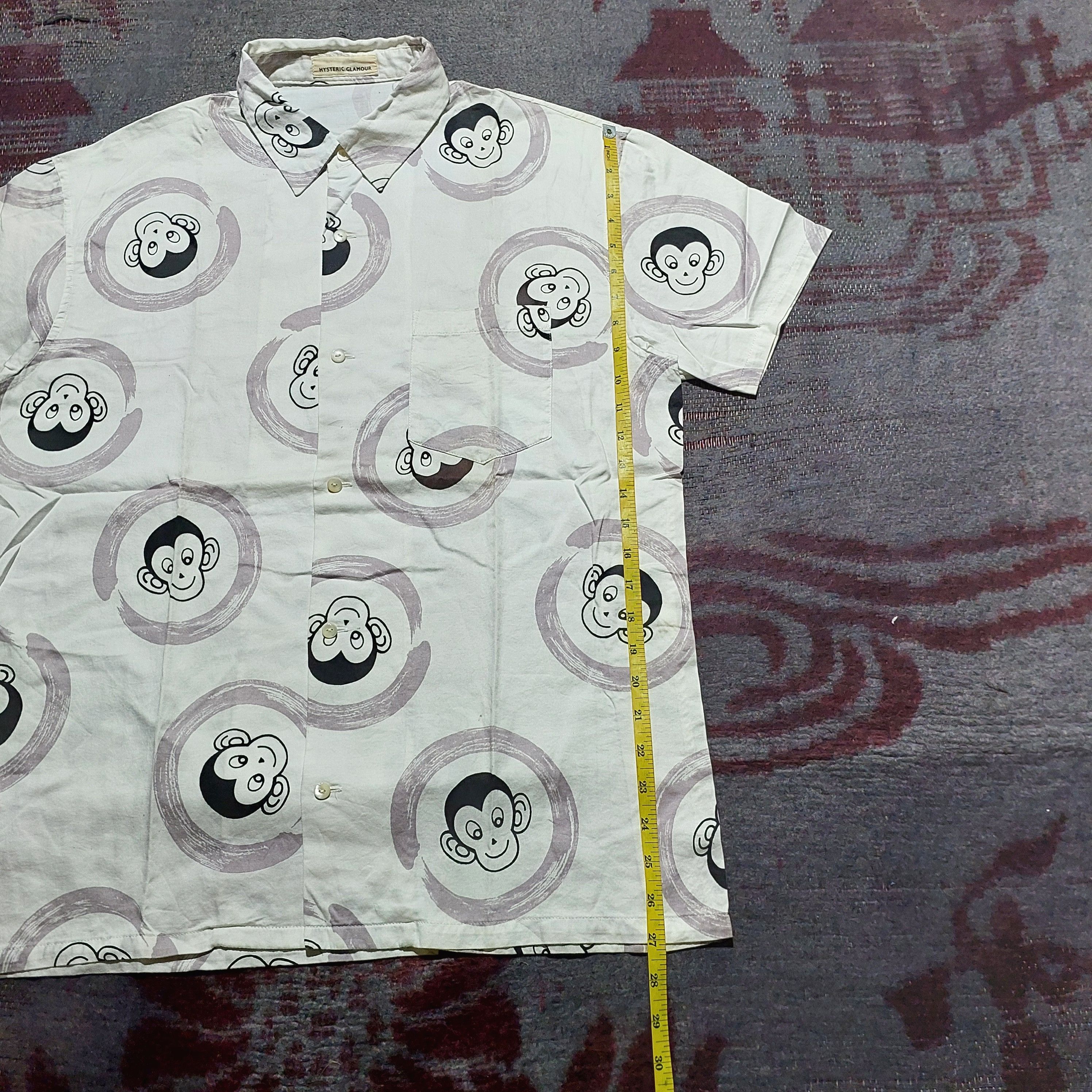 Hysteric Glamour Hysteric Glamour smiling monkey shirt Size US M / EU 48-50 / 2 - 13 Thumbnail