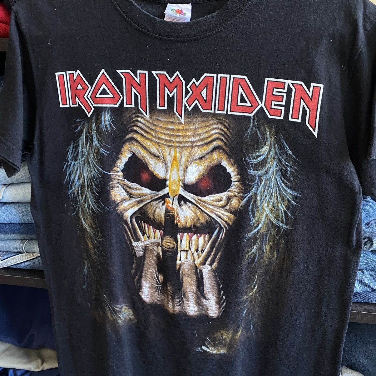 Band Tees Vintage Iron Maiden Big Fucking Logo Rock band tee Size US S / EU 44-46 / 1 - 2 Thumbnail