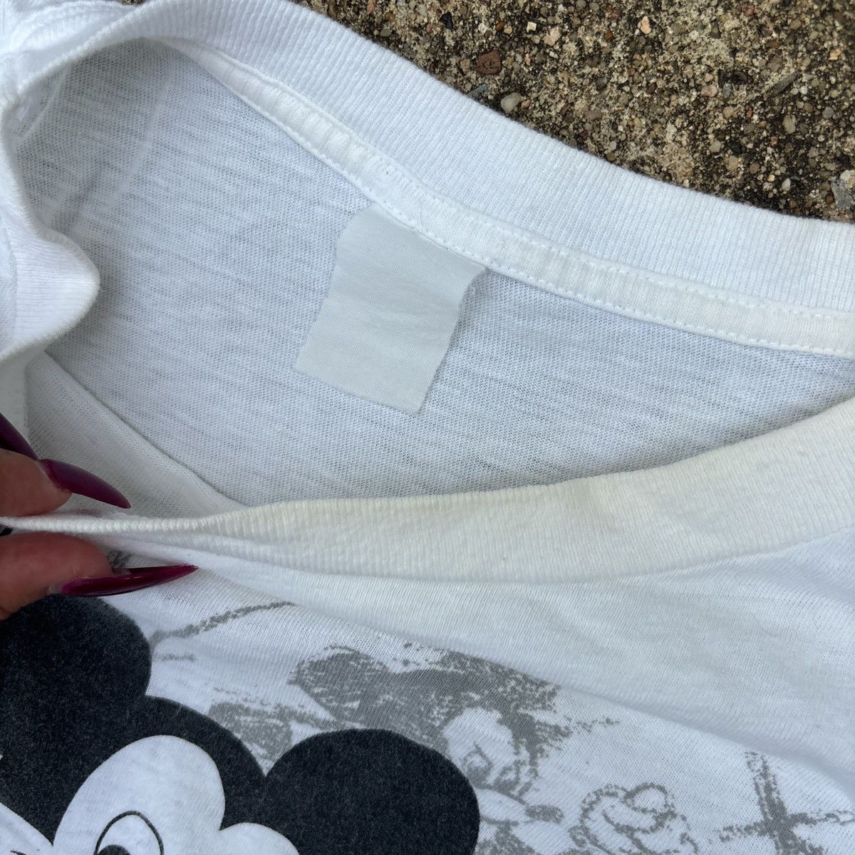 Vintage vintage 90s mickey mouse dallas cowboys football t-shirt Size US S / EU 44-46 / 1 - 2 Thumbnail