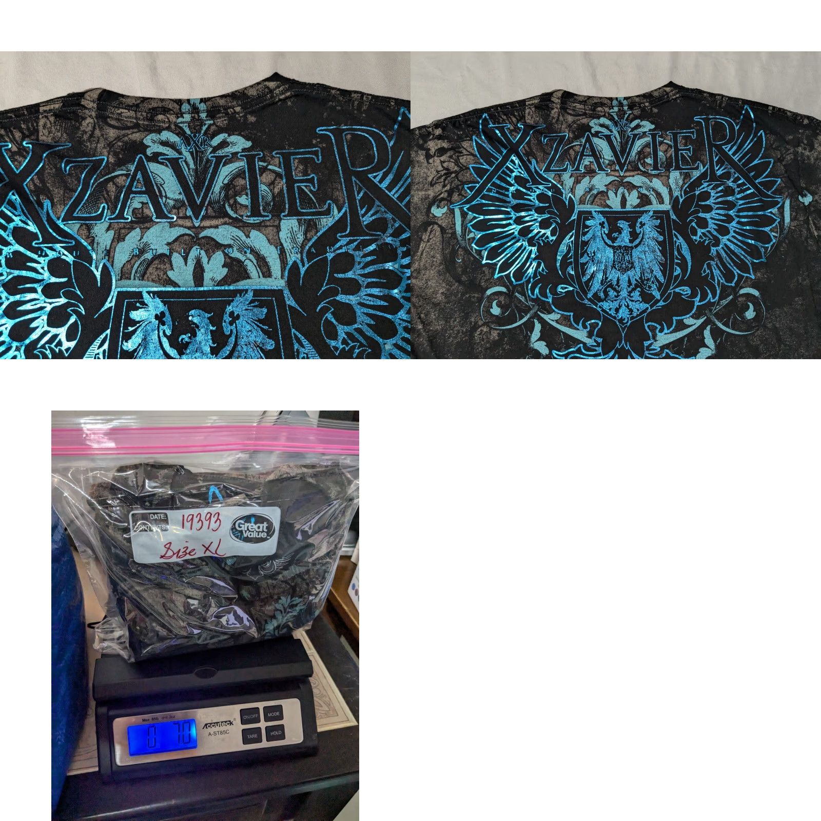 Affliction XZAVIER UNLIMITED Men T-Shirt XL Black Cotton MMA AFFLICTION STYLE Y2K EUC Size US XL / EU 56 / 4 - 9 Thumbnail