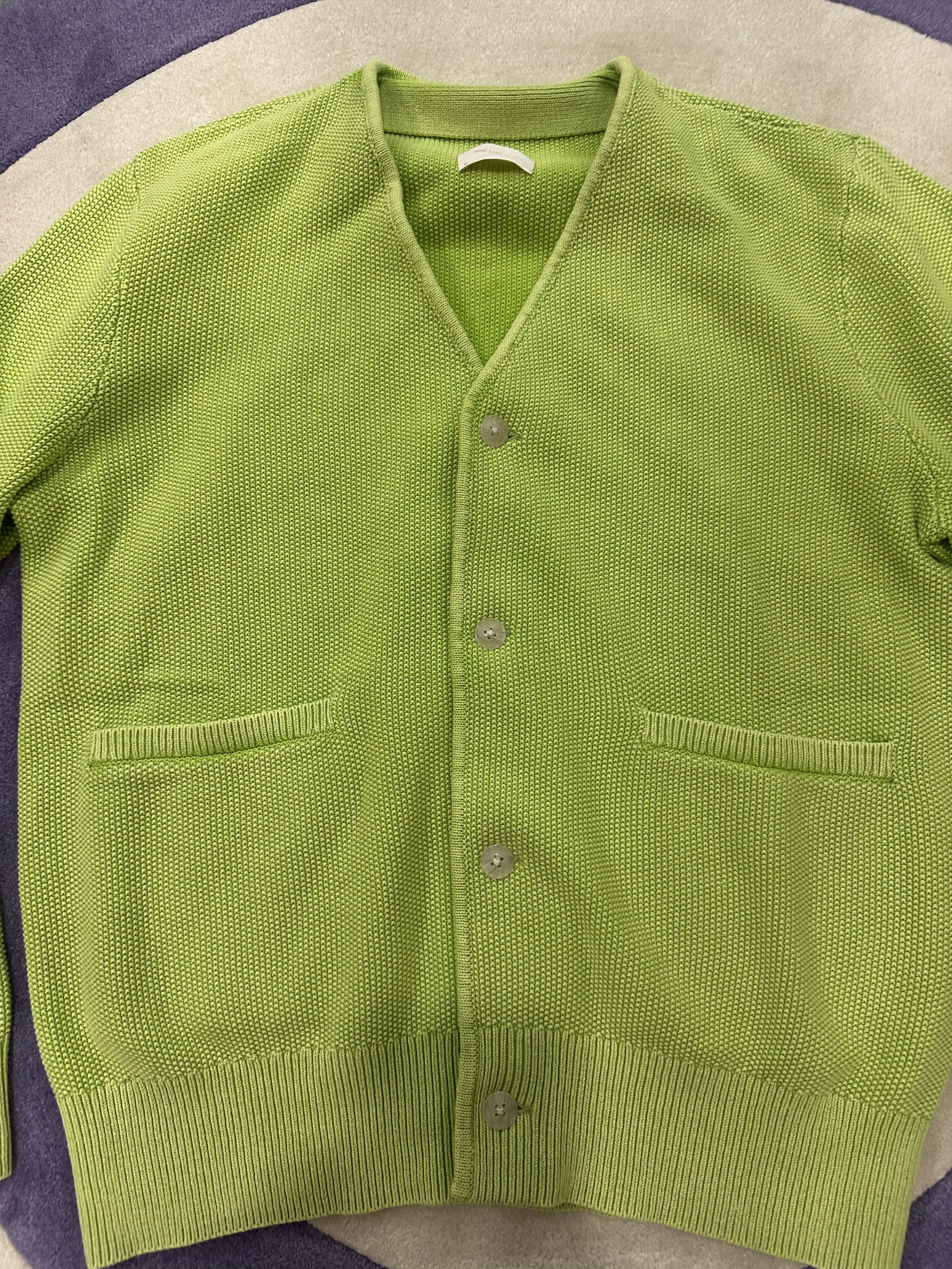 Aime Leon Dore ALD Aime Leon Dore Cardigan Knit Sweater Green Size US M / EU 48-50 / 2 - 5 Thumbnail