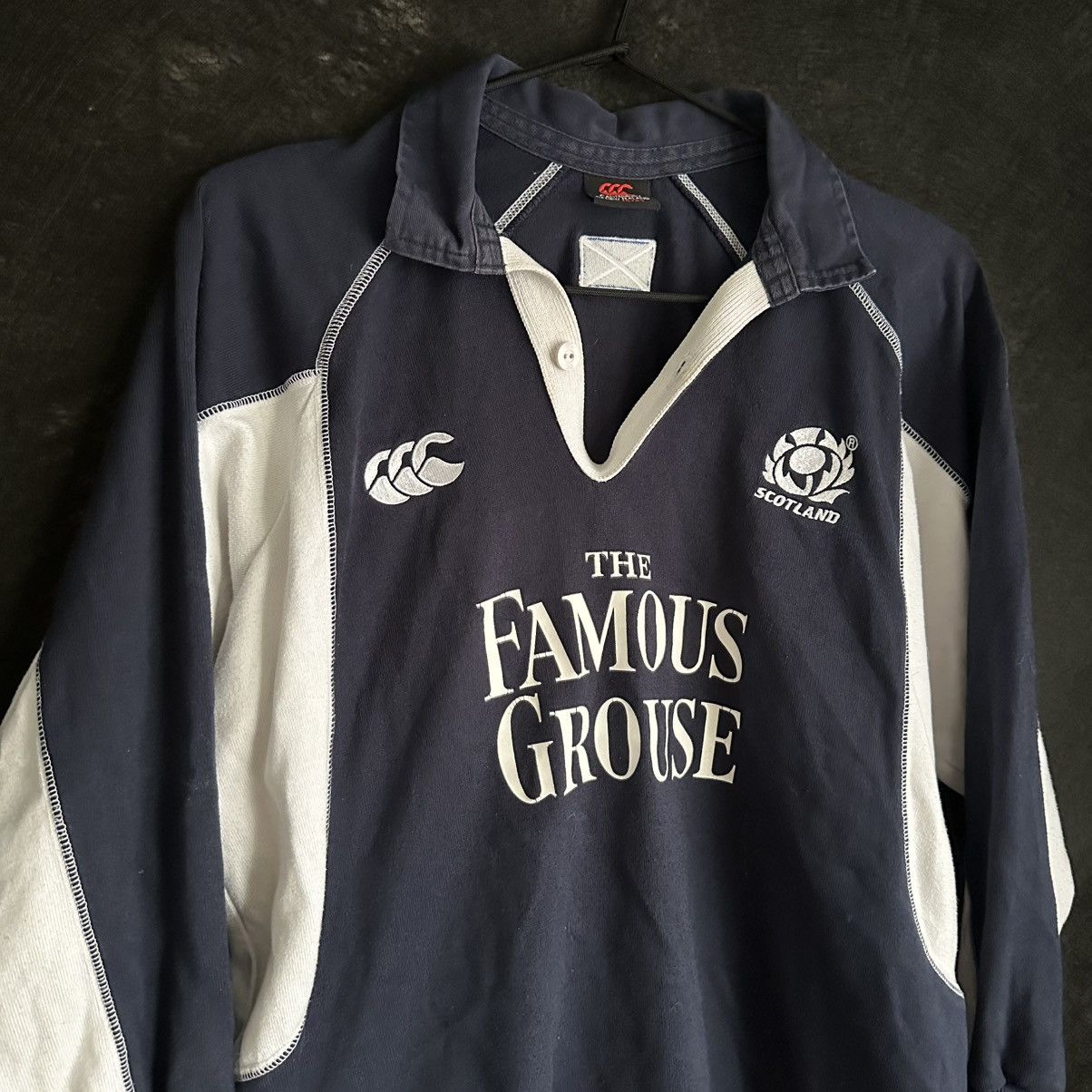 Canterbury of New Zealand RARE 2002 SCOTLAND TEAM HOME RUGBY UNION SHIRT JERSEY Size US XS / EU 42 / 0 - 2 Thumbnail