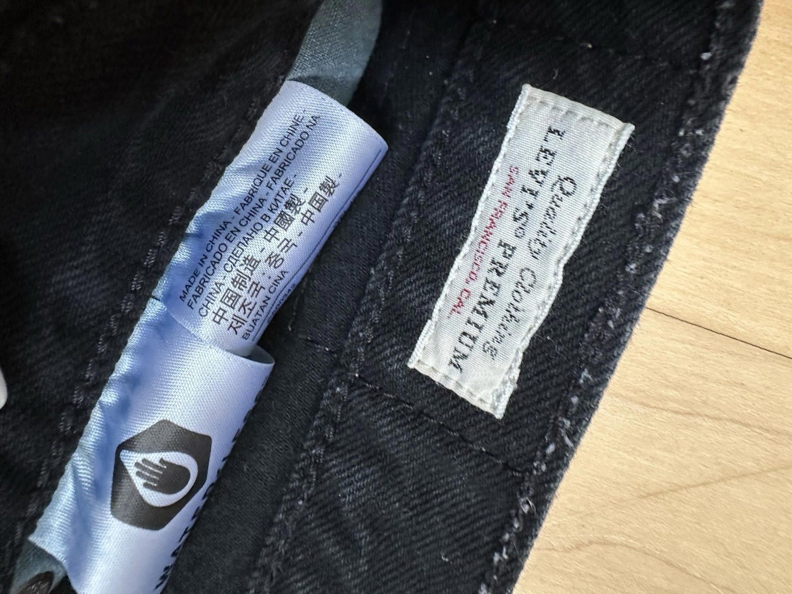 Levi's Levi’s Premium 501 Cutoff Shorts, High Rise Black, Sz 32” Size 32" / US 10 / IT 46 - 2 Thumbnail